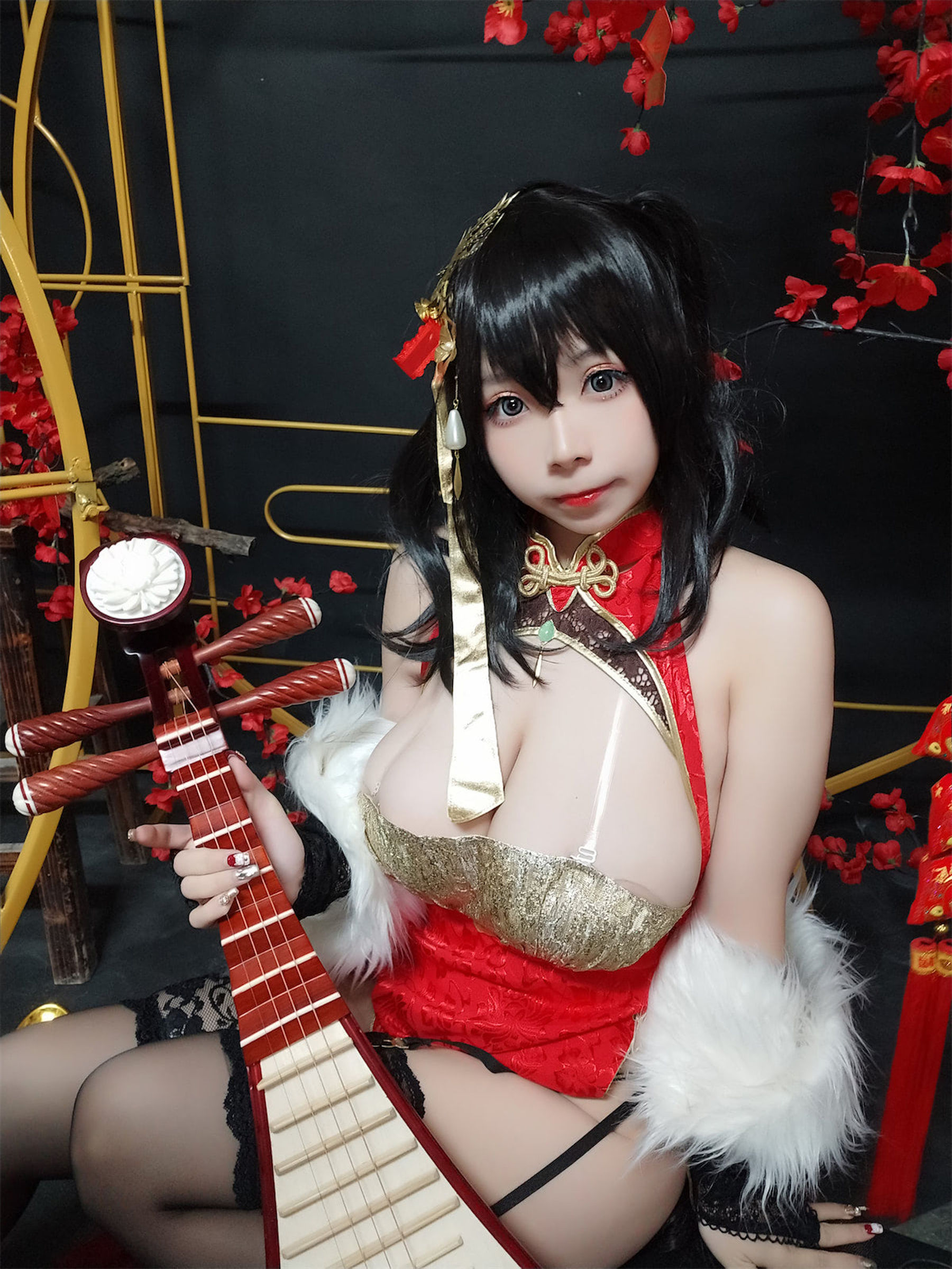 [福利COS] 自闭颜球球(无颜小天使wy) - 碧蓝航线 大凤红旗袍