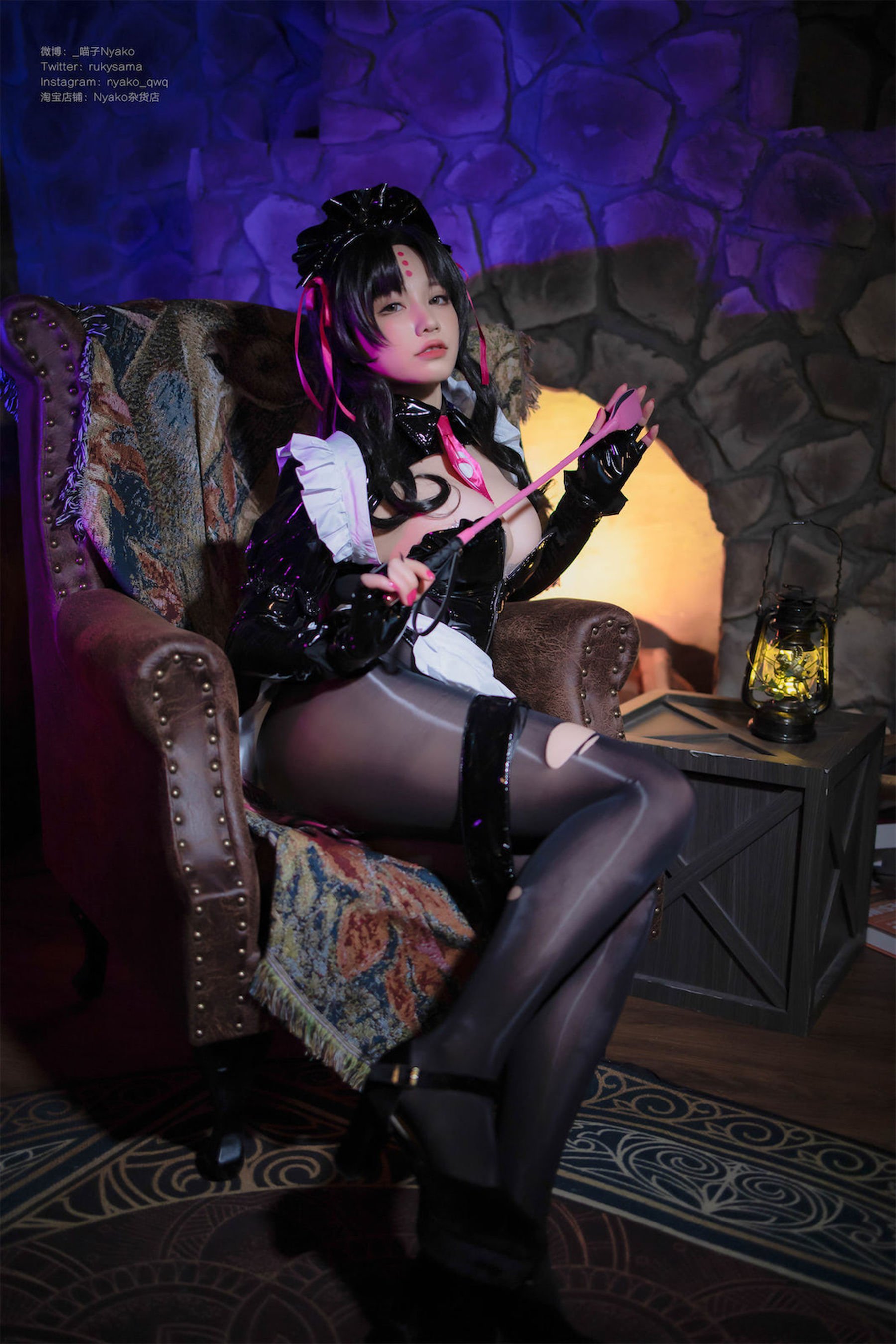 [福利COS] 萌妹子Nyako喵子 - 杀生院女仆