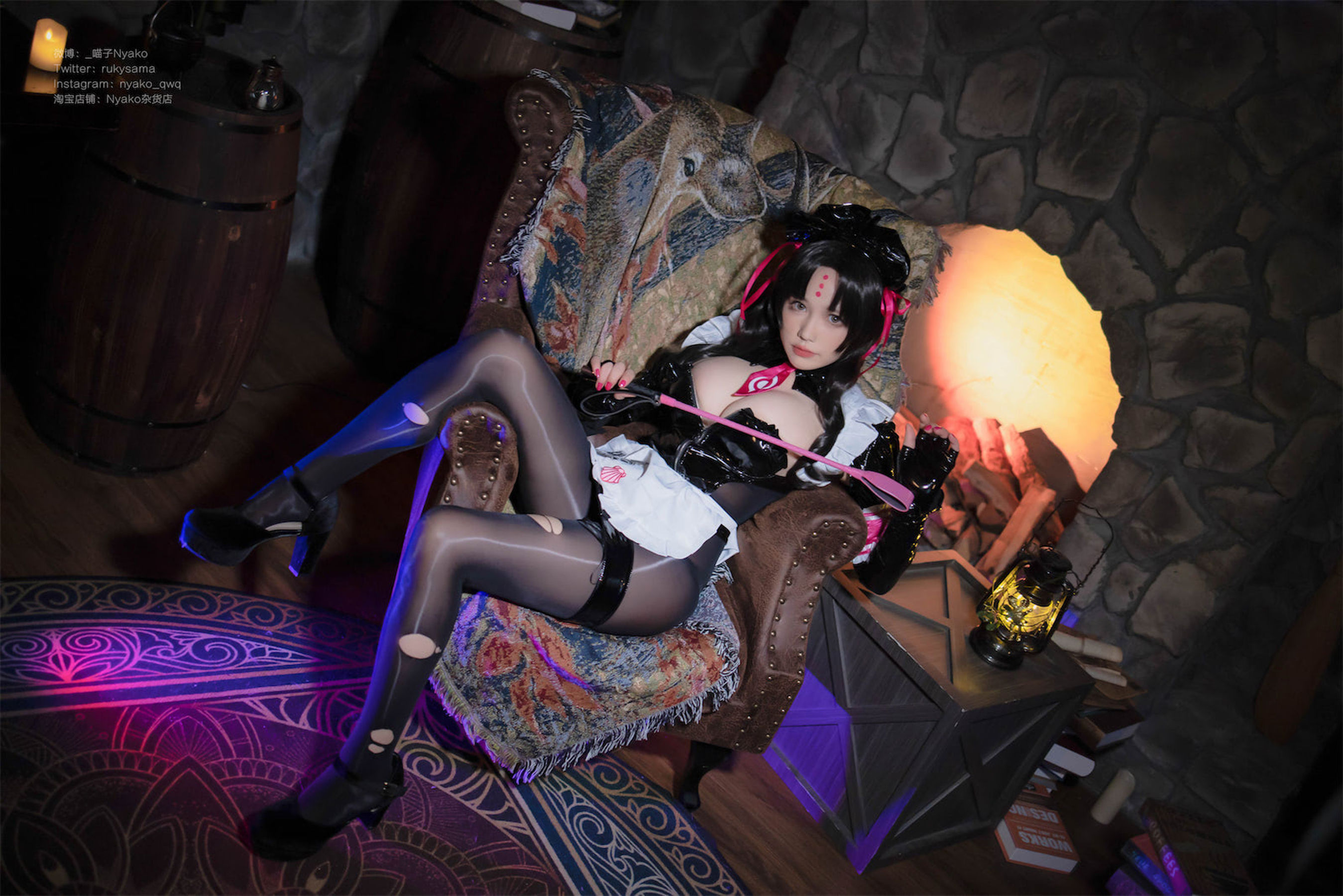 [福利COS] 萌妹子Nyako喵子 - 杀生院女仆