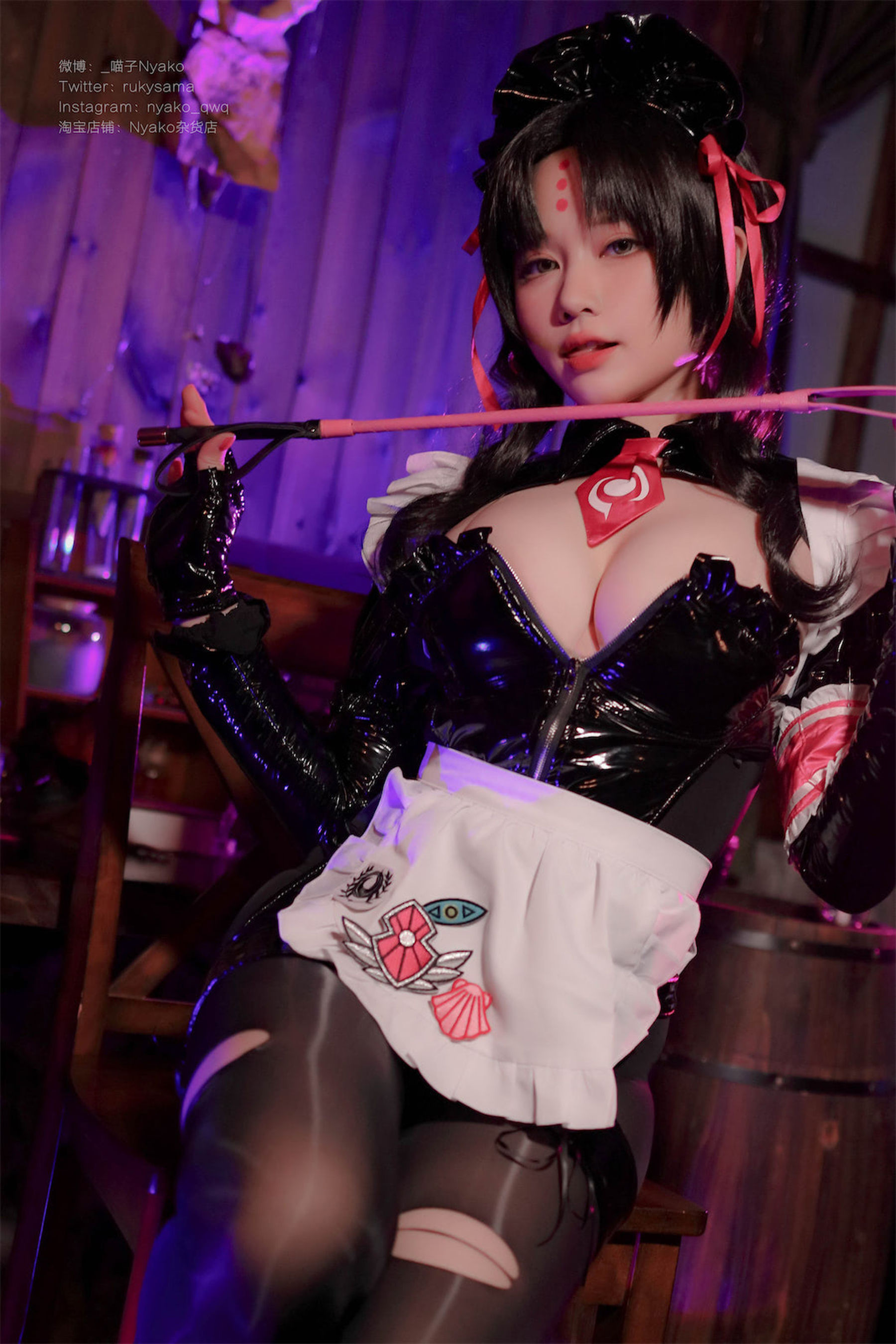 [福利COS] 萌妹子Nyako喵子 - 杀生院女仆