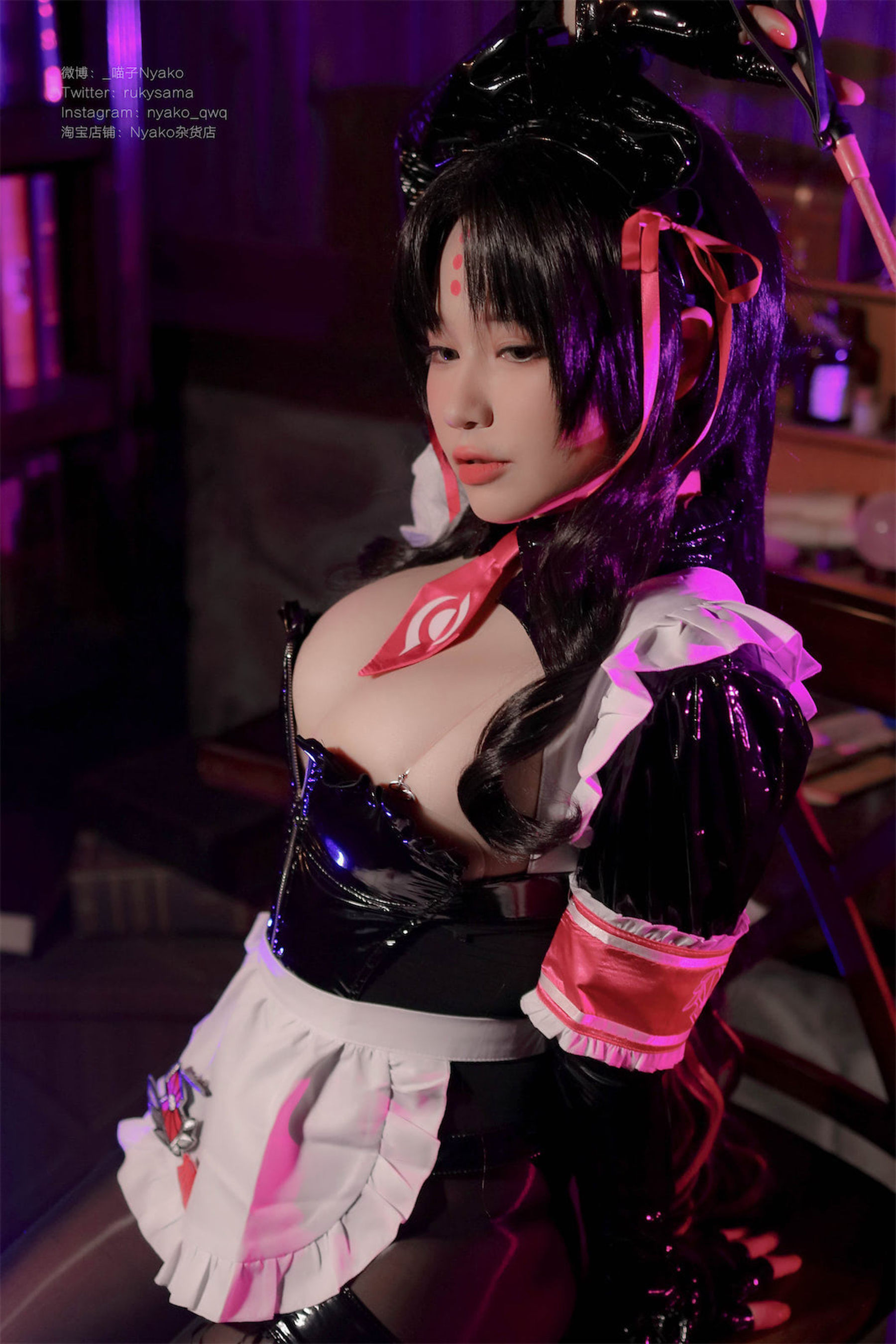 [福利COS] 萌妹子Nyako喵子 - 杀生院女仆