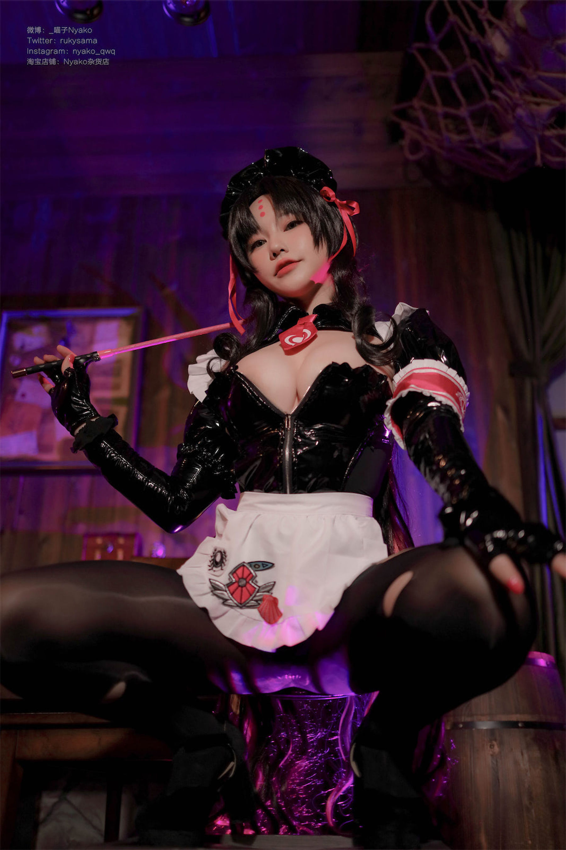 [福利COS] 萌妹子Nyako喵子 - 杀生院女仆