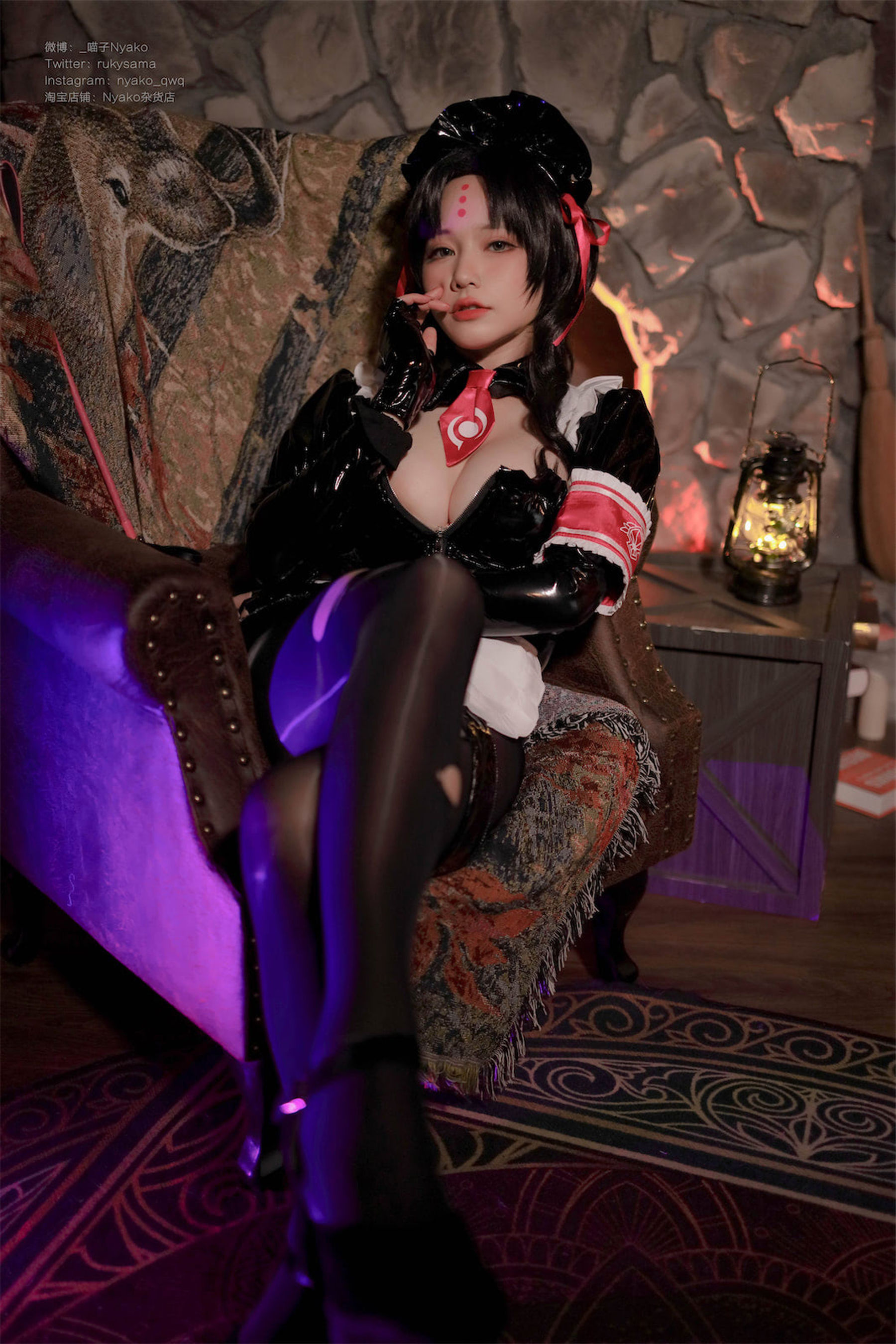[福利COS] 萌妹子Nyako喵子 - 杀生院女仆