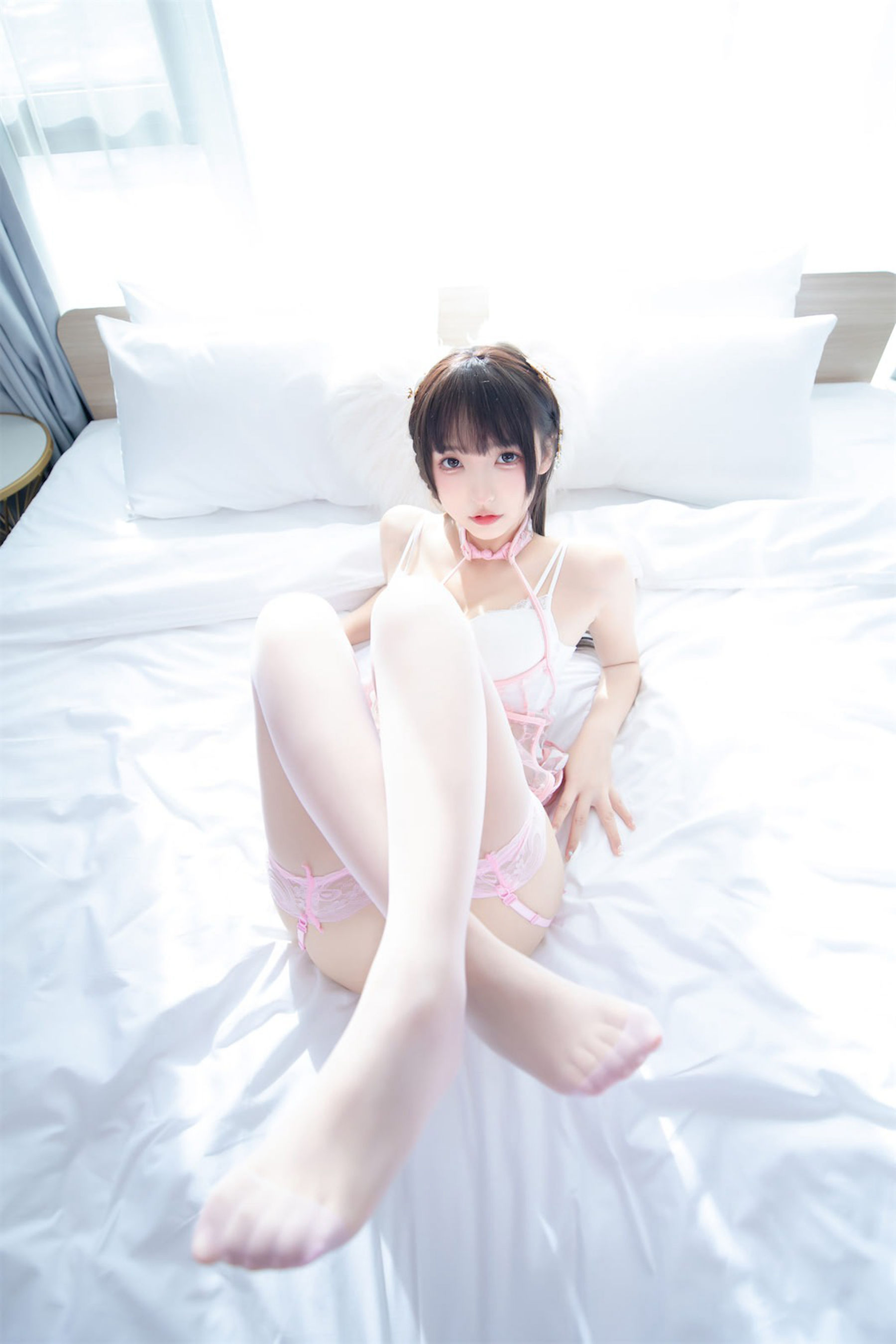 [福利COS] 萝莉神楽板真冬 之小鸟依人