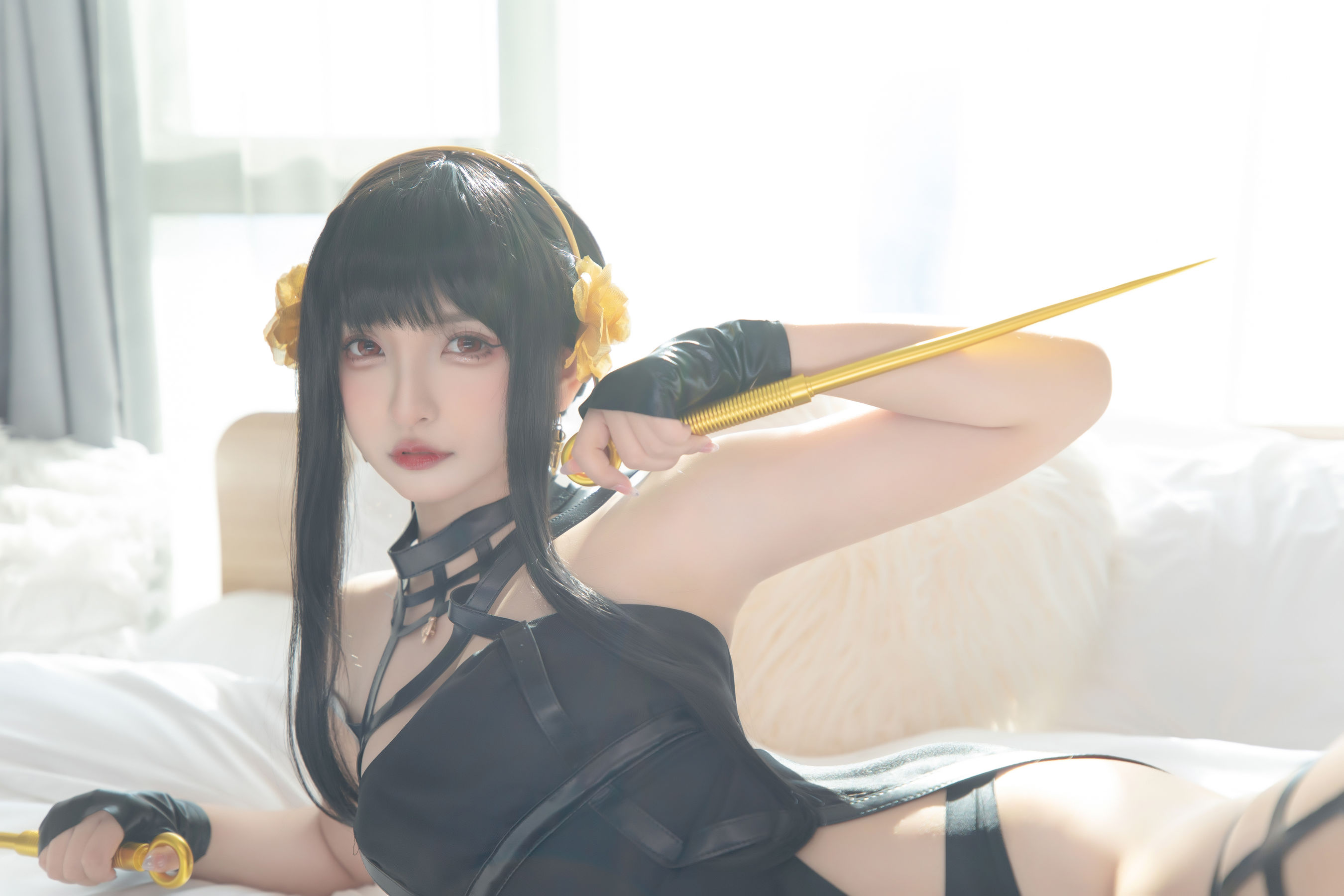 [福利COS] 萝莉神楽板真冬 之约尔太太