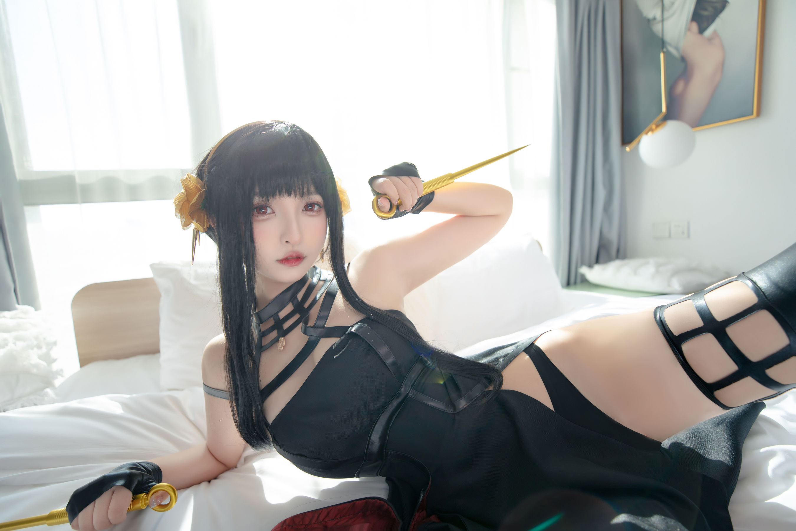 [福利COS] 萝莉神楽板真冬 之约尔太太