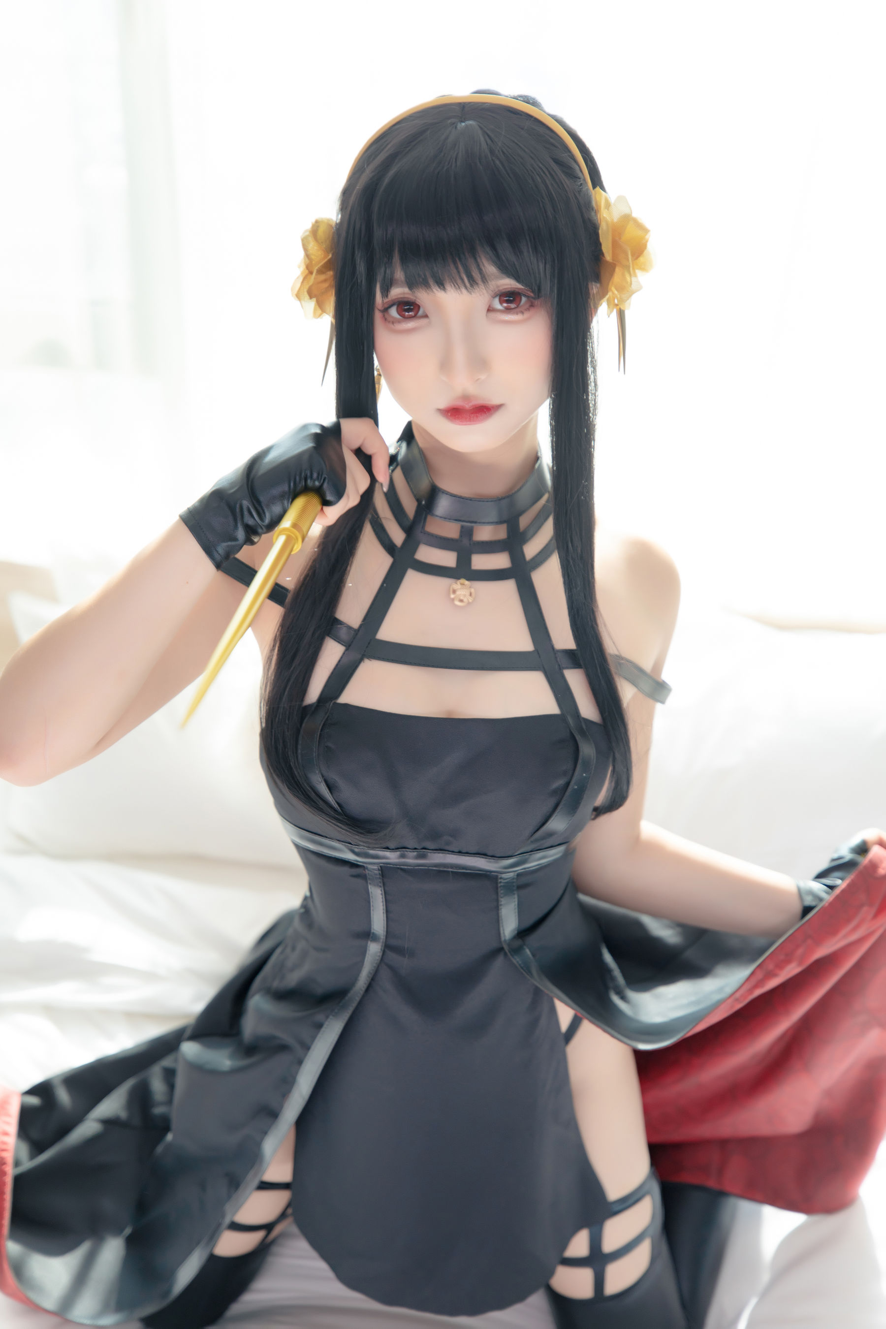 [福利COS] 萝莉神楽板真冬 之约尔太太