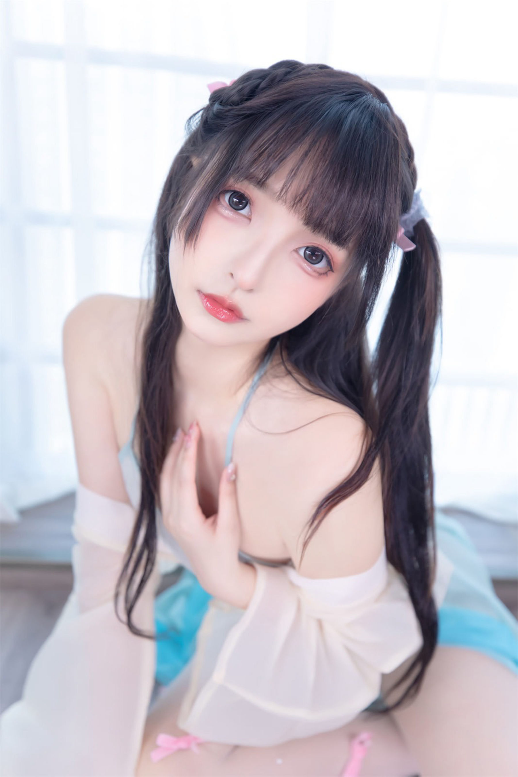 [福利COS] 萝莉神楽板真冬 之醉梦星河