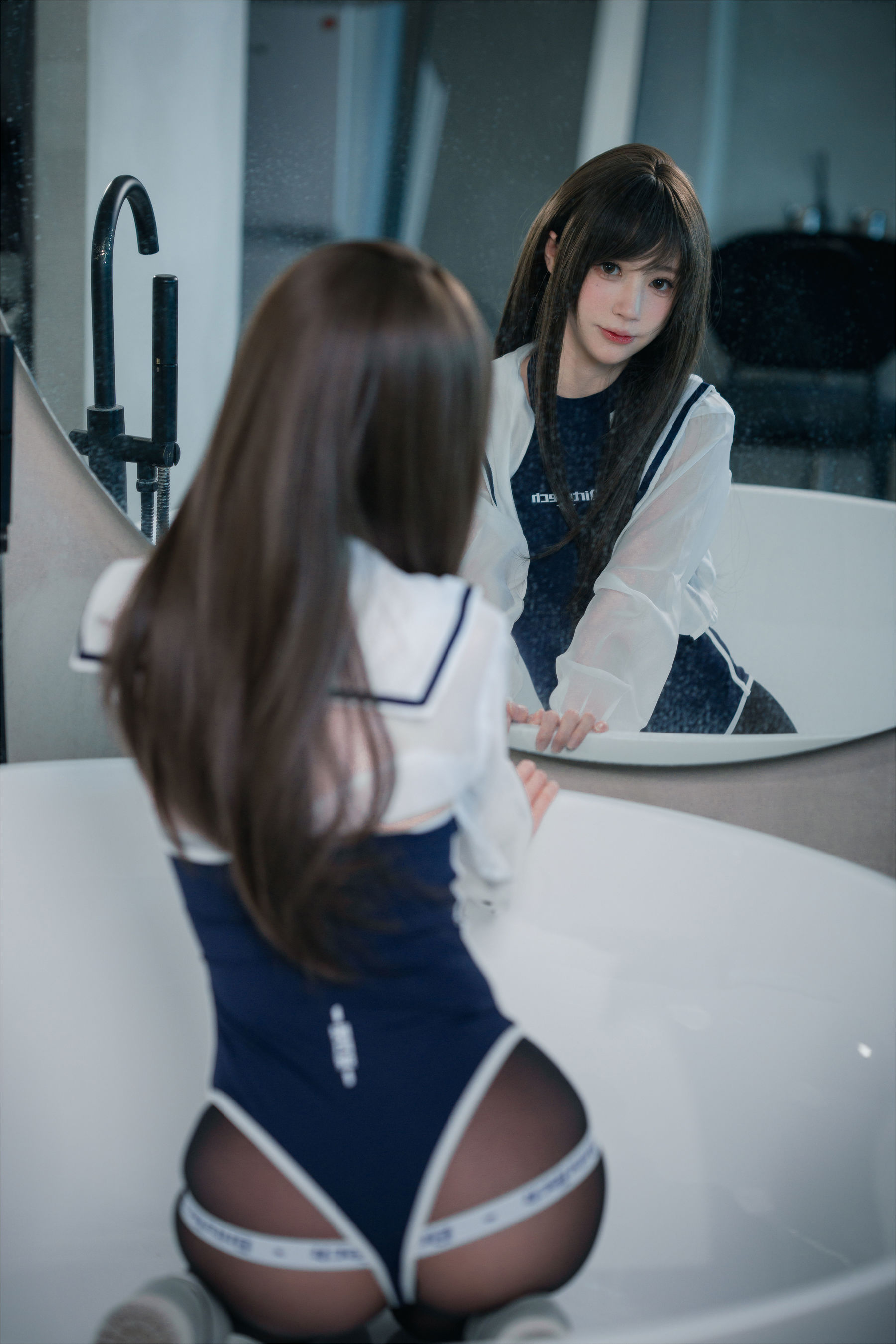 [福利COS] 西园寺南歌写真 - 竞泳史莱姆
