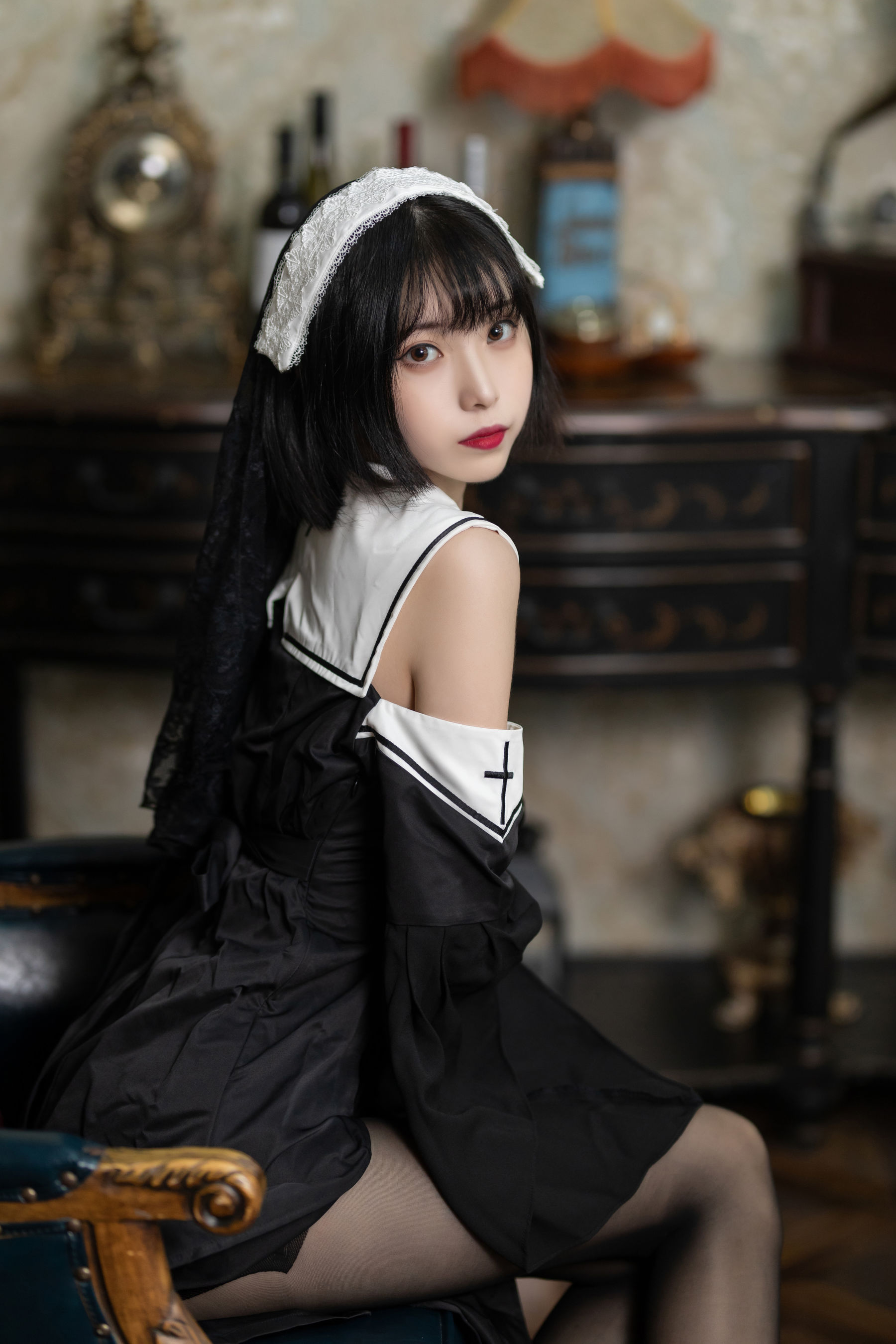 [福利COS] 许岚(叁月life) - 暗黑修女