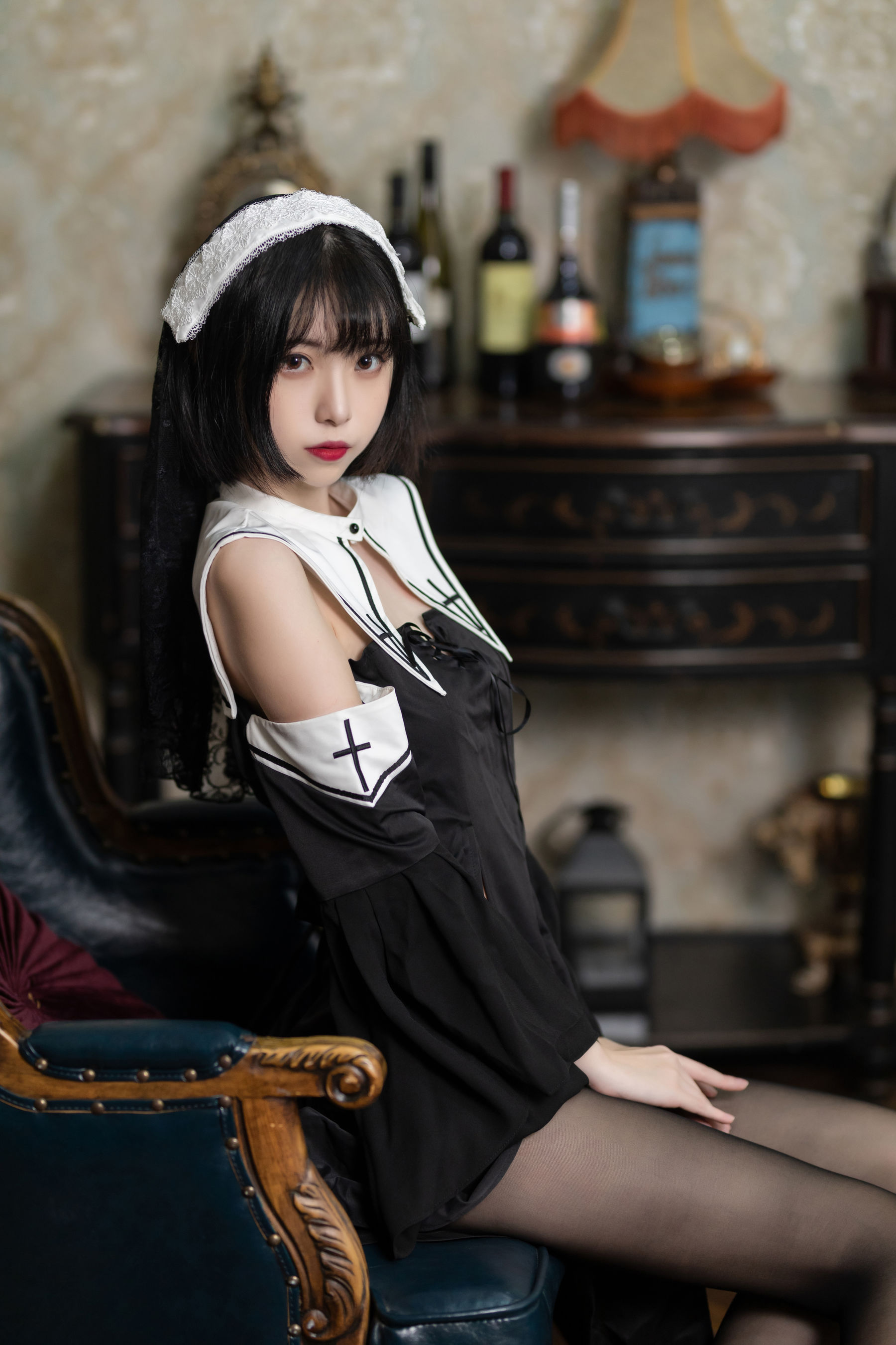 [福利COS] 许岚(叁月life) - 暗黑修女