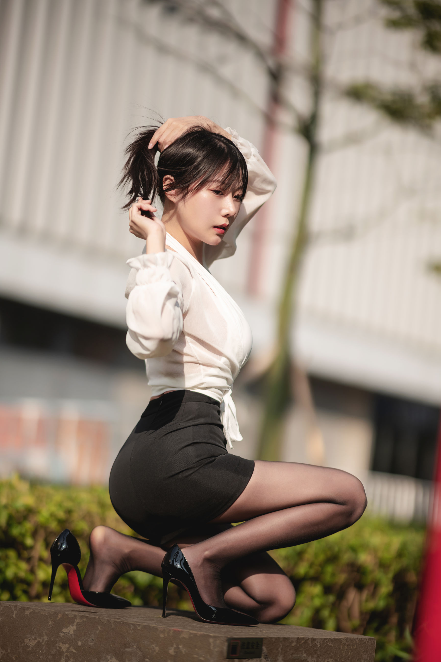 [福利COS] 香草喵露露写真 - OL3.0