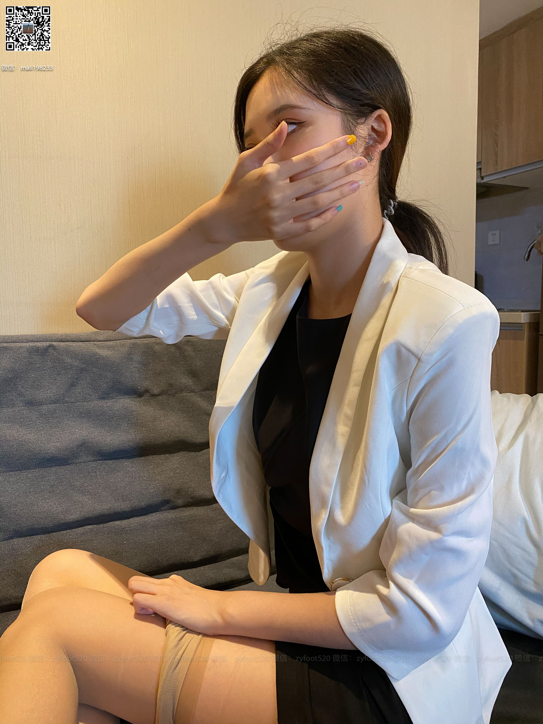 [ISS系列]  欣欣 白西装