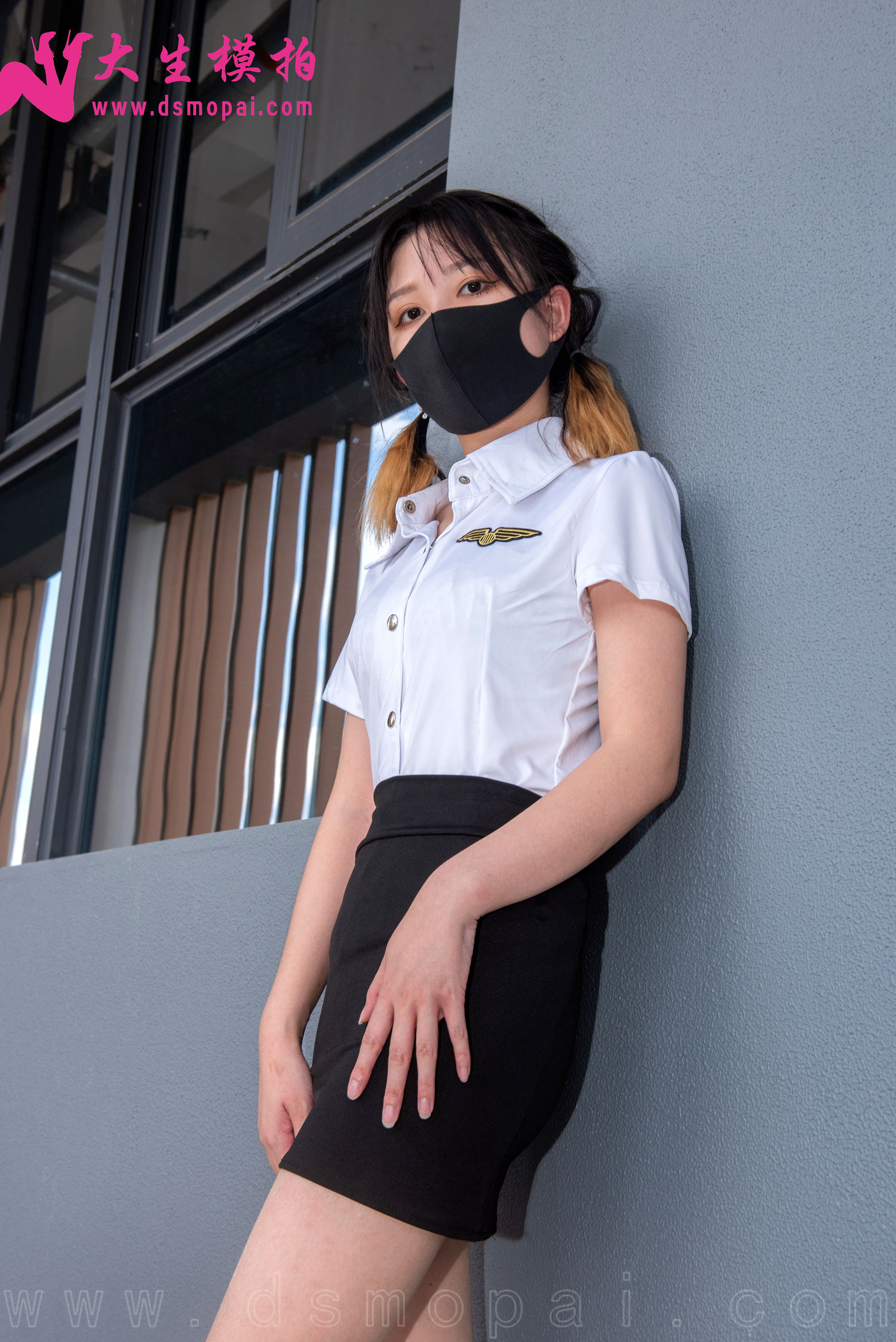 [大生模拍] No.290 兰兰 双马尾OL装