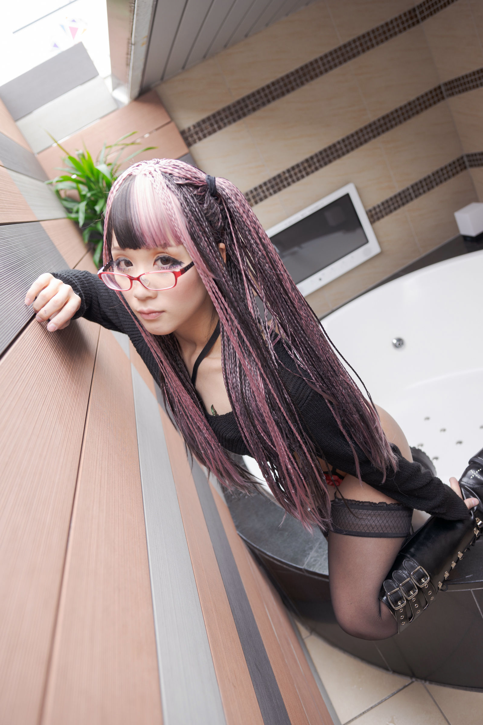 [福利COS] (Cosplay) [きたえり! (北見えり)] WHAT THE HELL!!