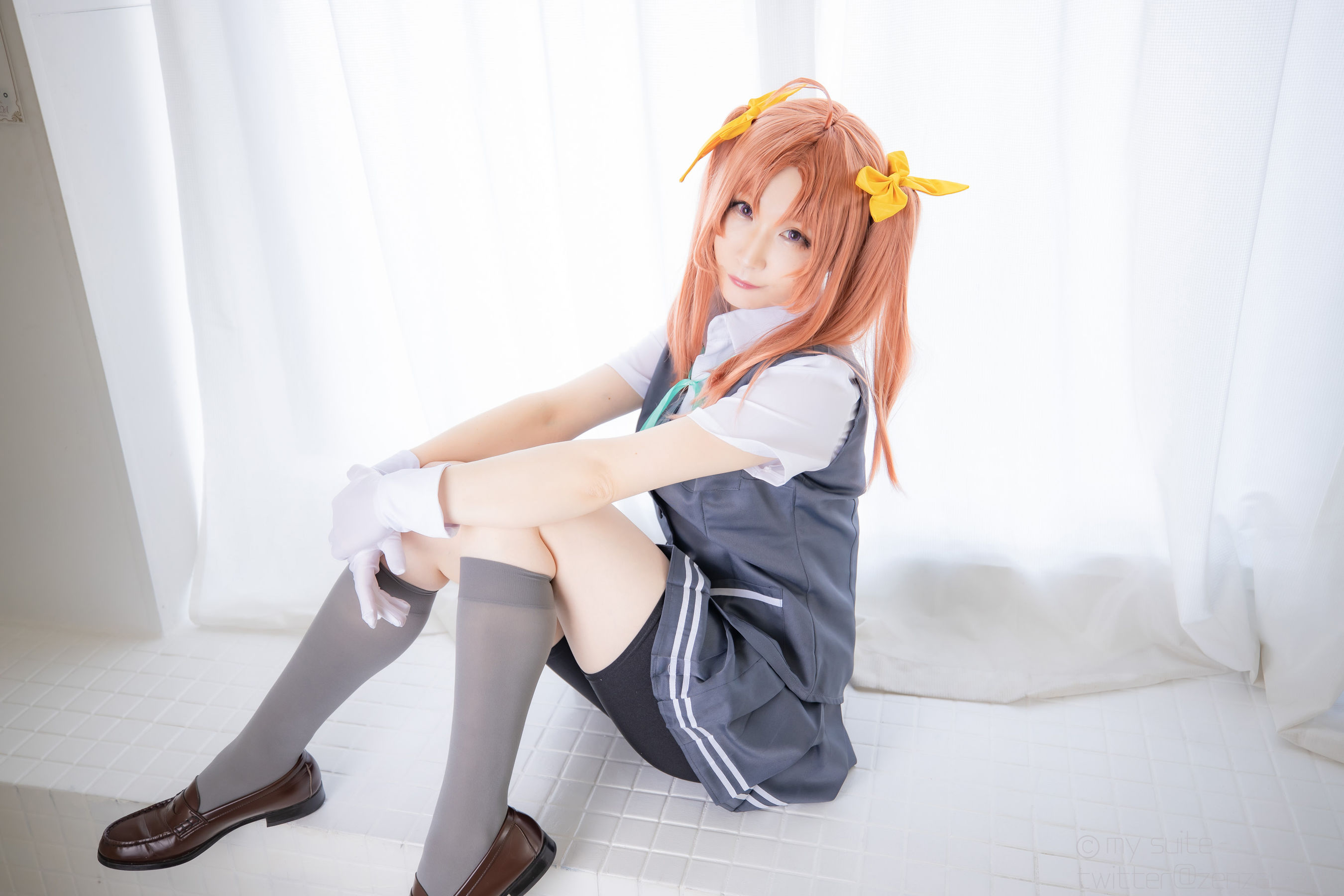[福利COS] (Cosplay)[my suite] Atsuki あつき - スパッツと競泳水着を堪能するROM Suite Collection.36