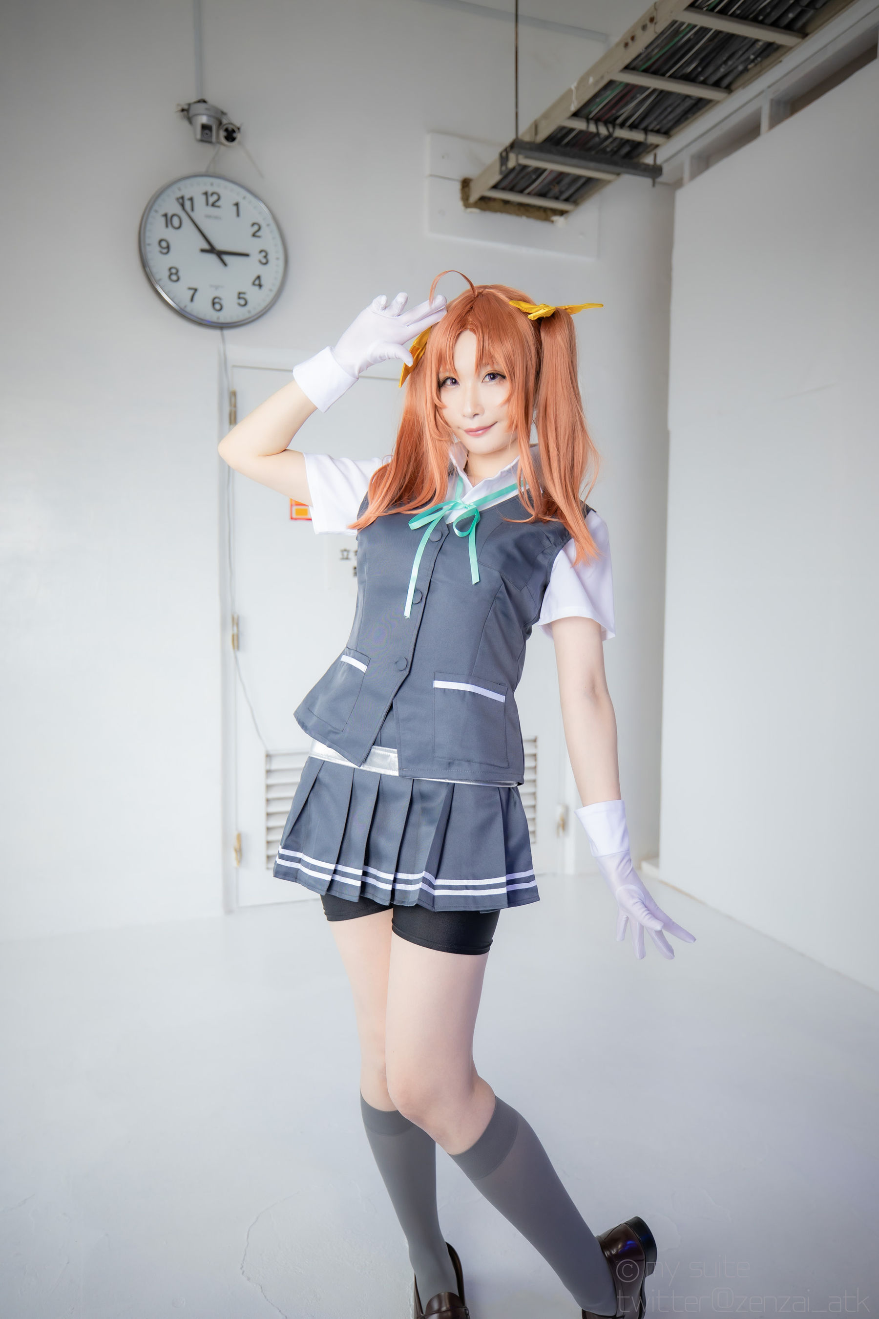 [福利COS] (Cosplay)[my suite] Atsuki あつき - スパッツと競泳水着を堪能するROM Suite Collection.36