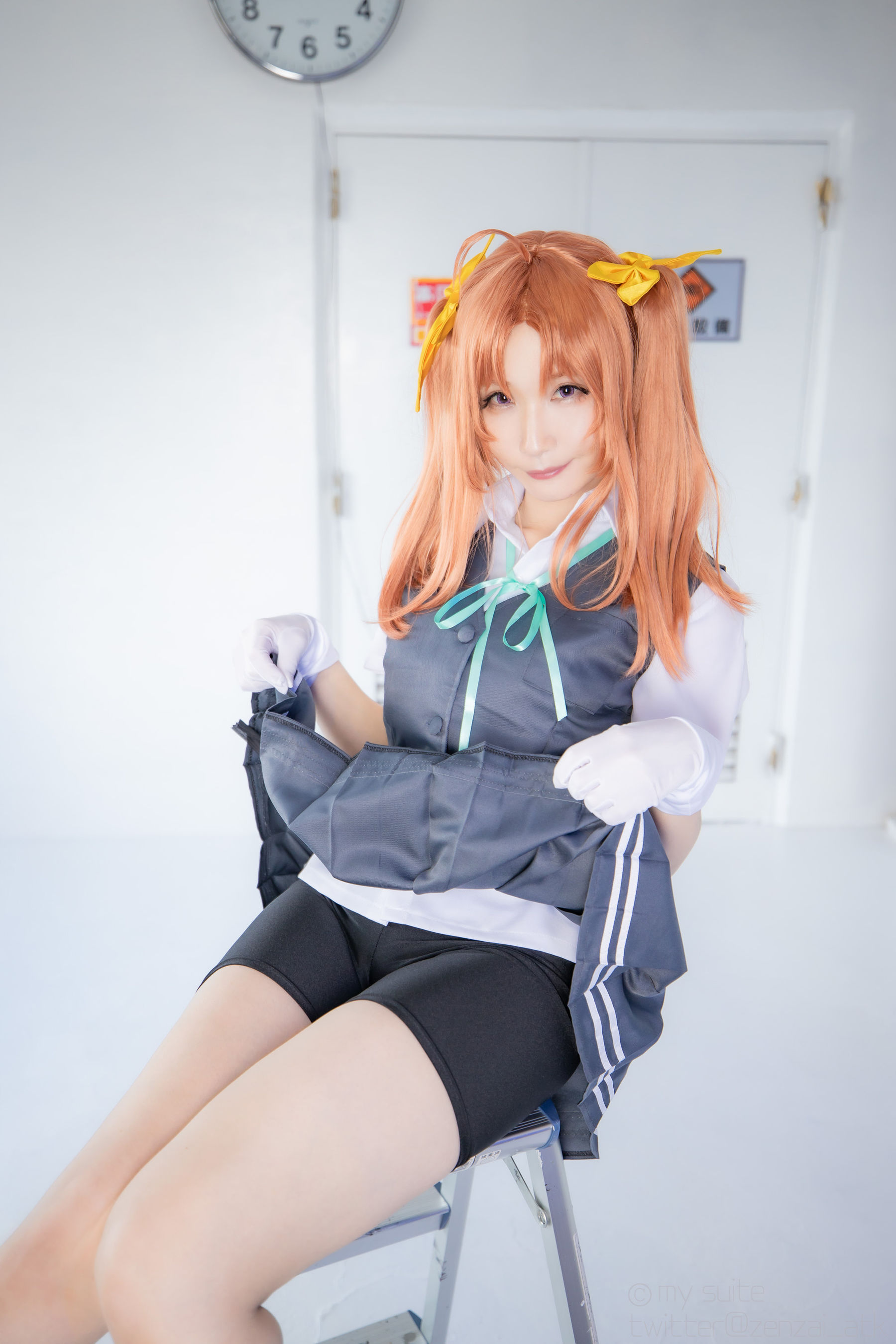 [福利COS] (Cosplay)[my suite] Atsuki あつき - スパッツと競泳水着を堪能するROM Suite Collection.36