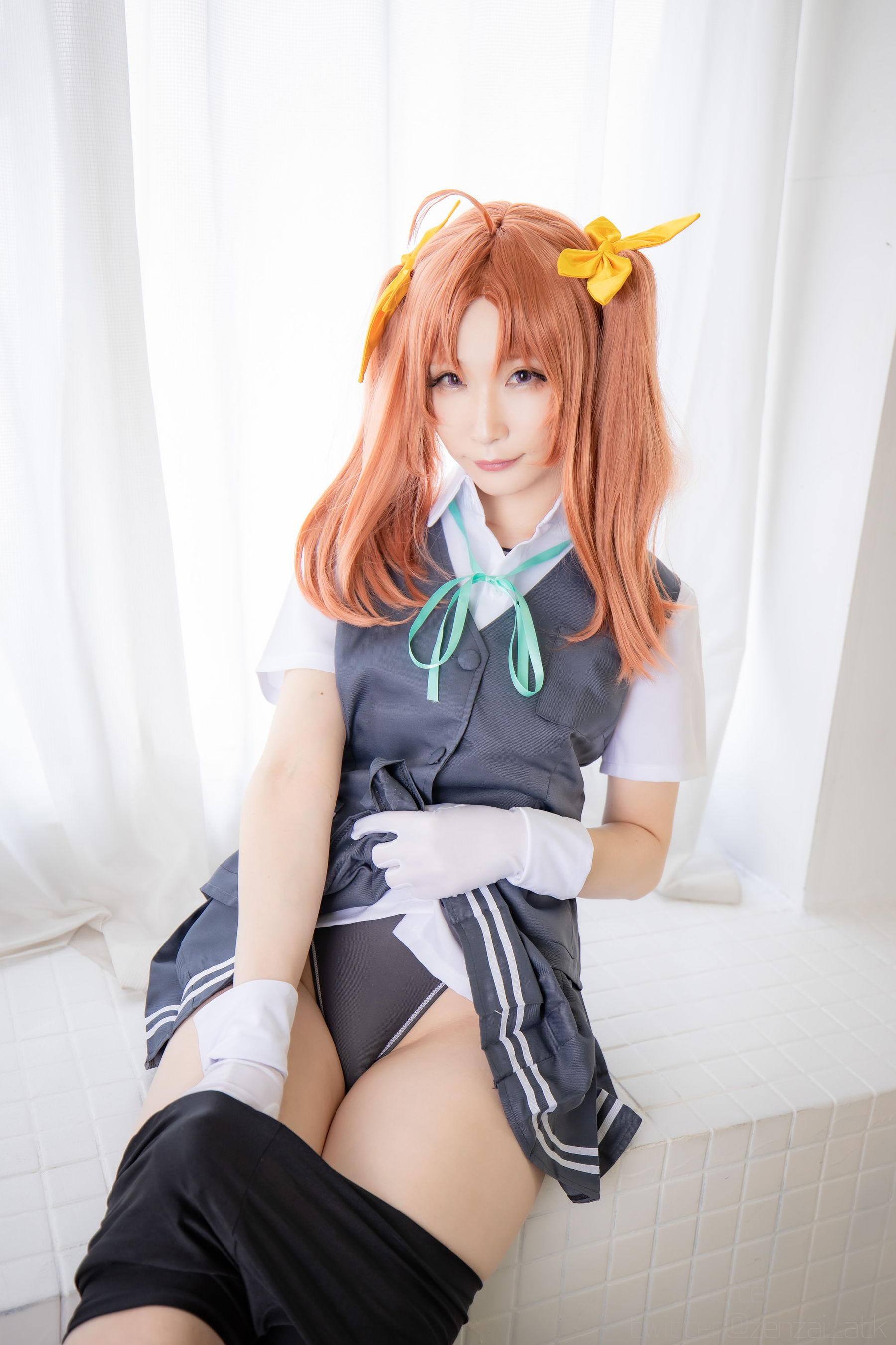 [福利COS] (Cosplay)[my suite] Atsuki あつき - スパッツと競泳水着を堪能するROM Suite Collection.36
