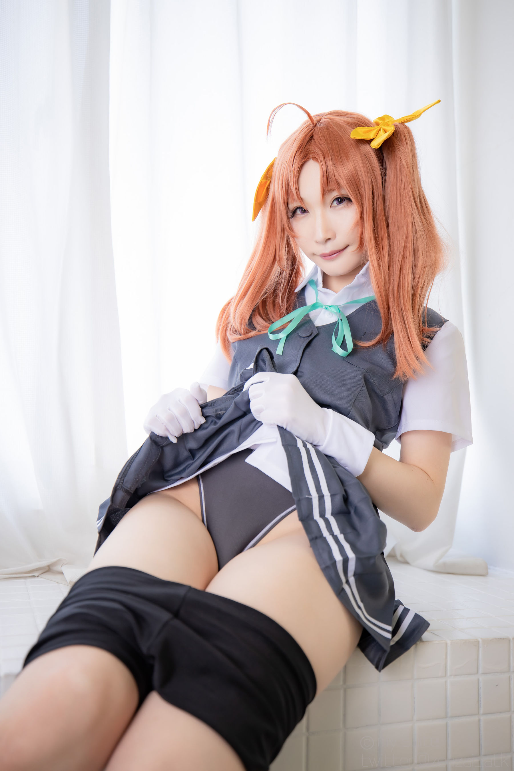 [福利COS] (Cosplay)[my suite] Atsuki あつき - スパッツと競泳水着を堪能するROM Suite Collection.36