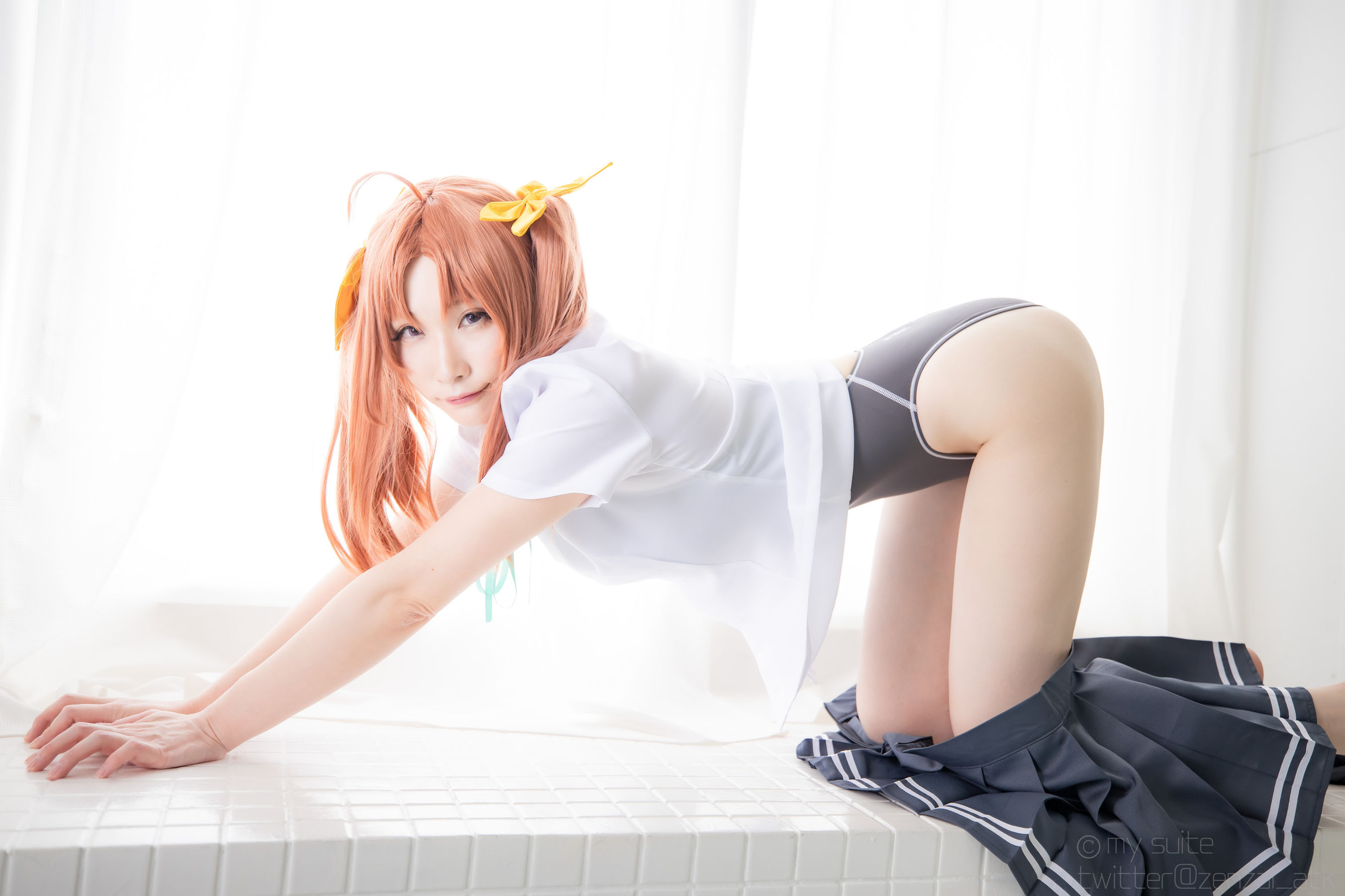 [福利COS] (Cosplay)[my suite] Atsuki あつき - スパッツと競泳水着を堪能するROM Suite Collection.36
