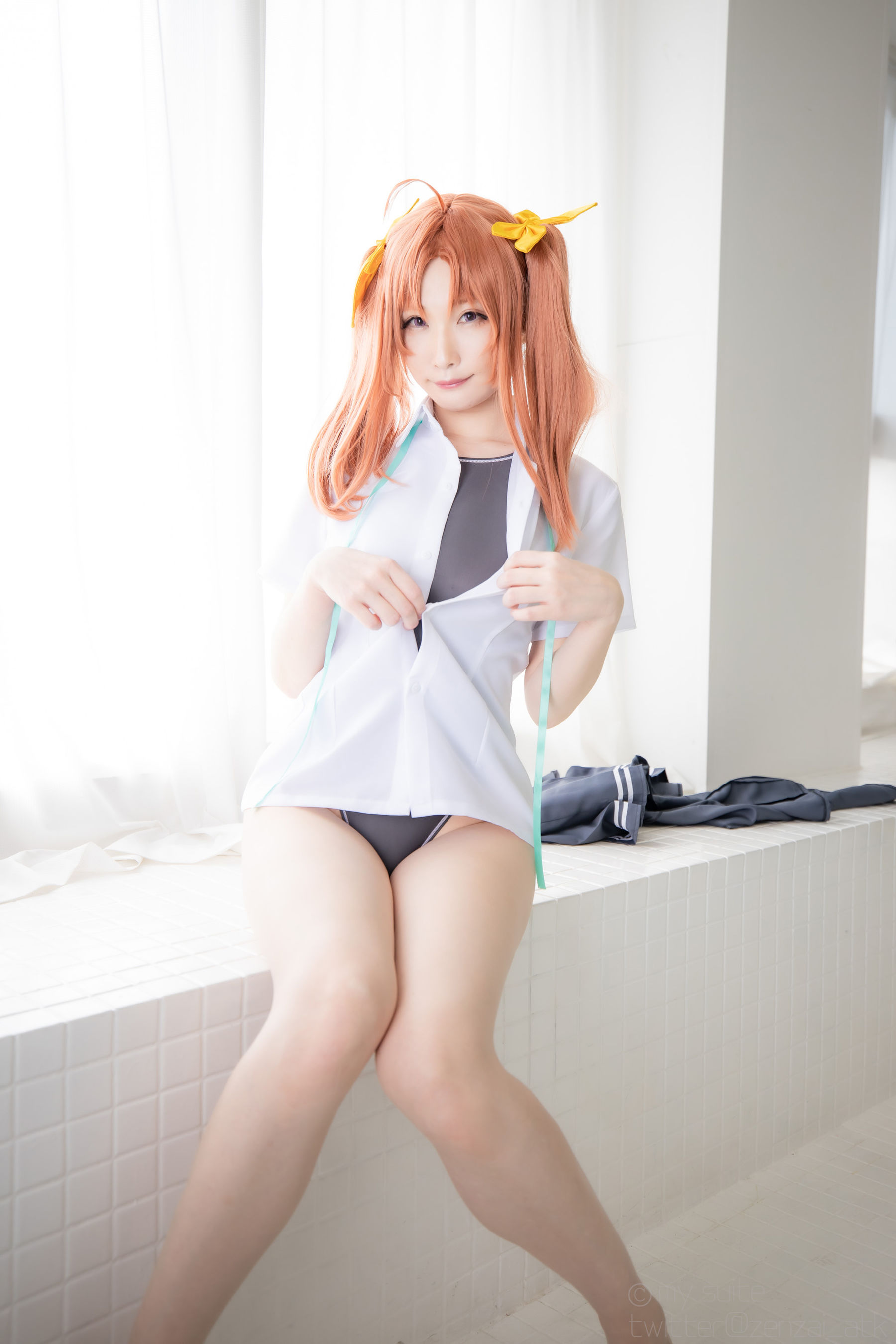 [福利COS] (Cosplay)[my suite] Atsuki あつき - スパッツと競泳水着を堪能するROM Suite Collection.36
