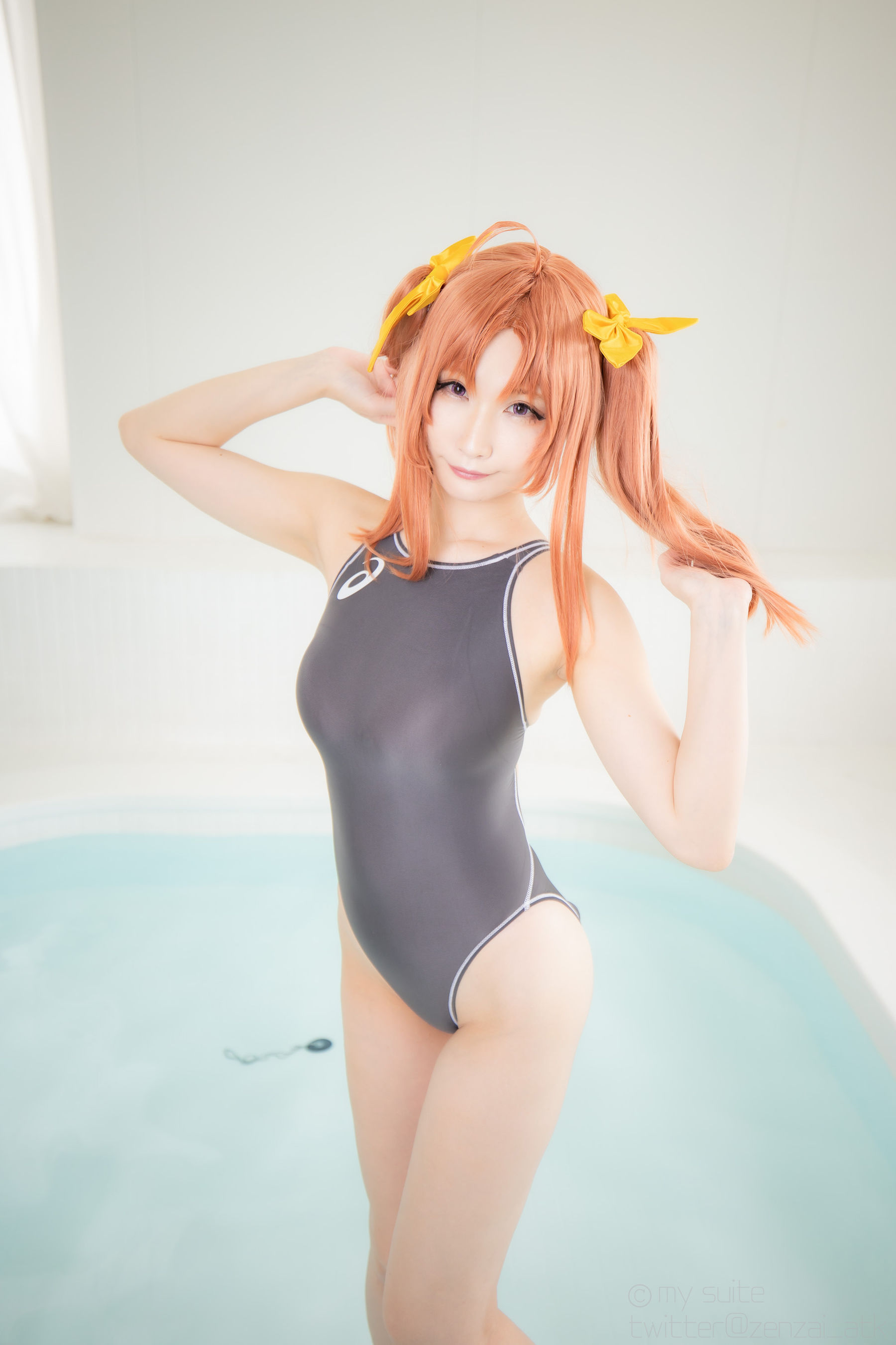 [福利COS] (Cosplay)[my suite] Atsuki あつき - スパッツと競泳水着を堪能するROM Suite Collection.36