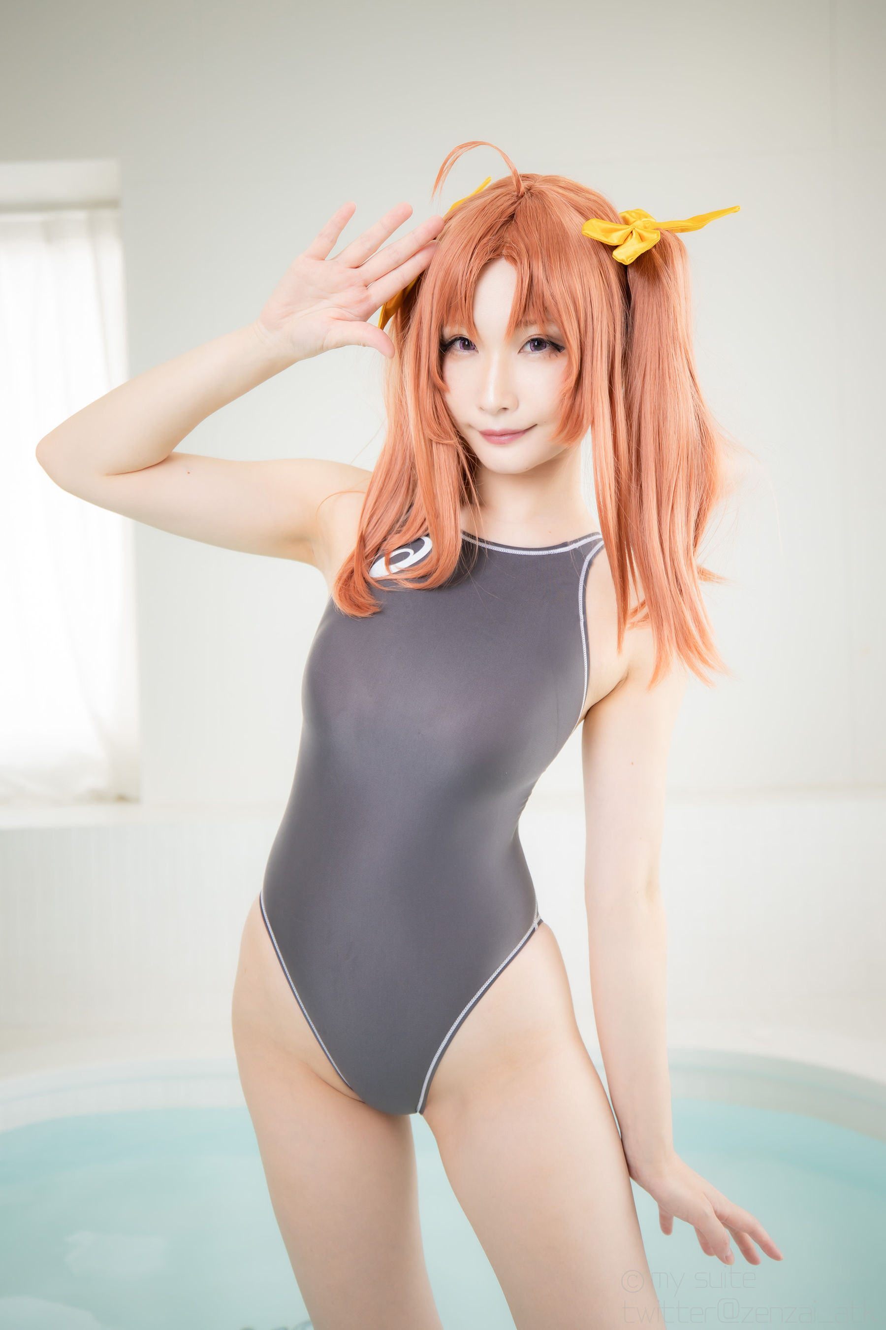 [福利COS] (Cosplay)[my suite] Atsuki あつき - スパッツと競泳水着を堪能するROM Suite Collection.36