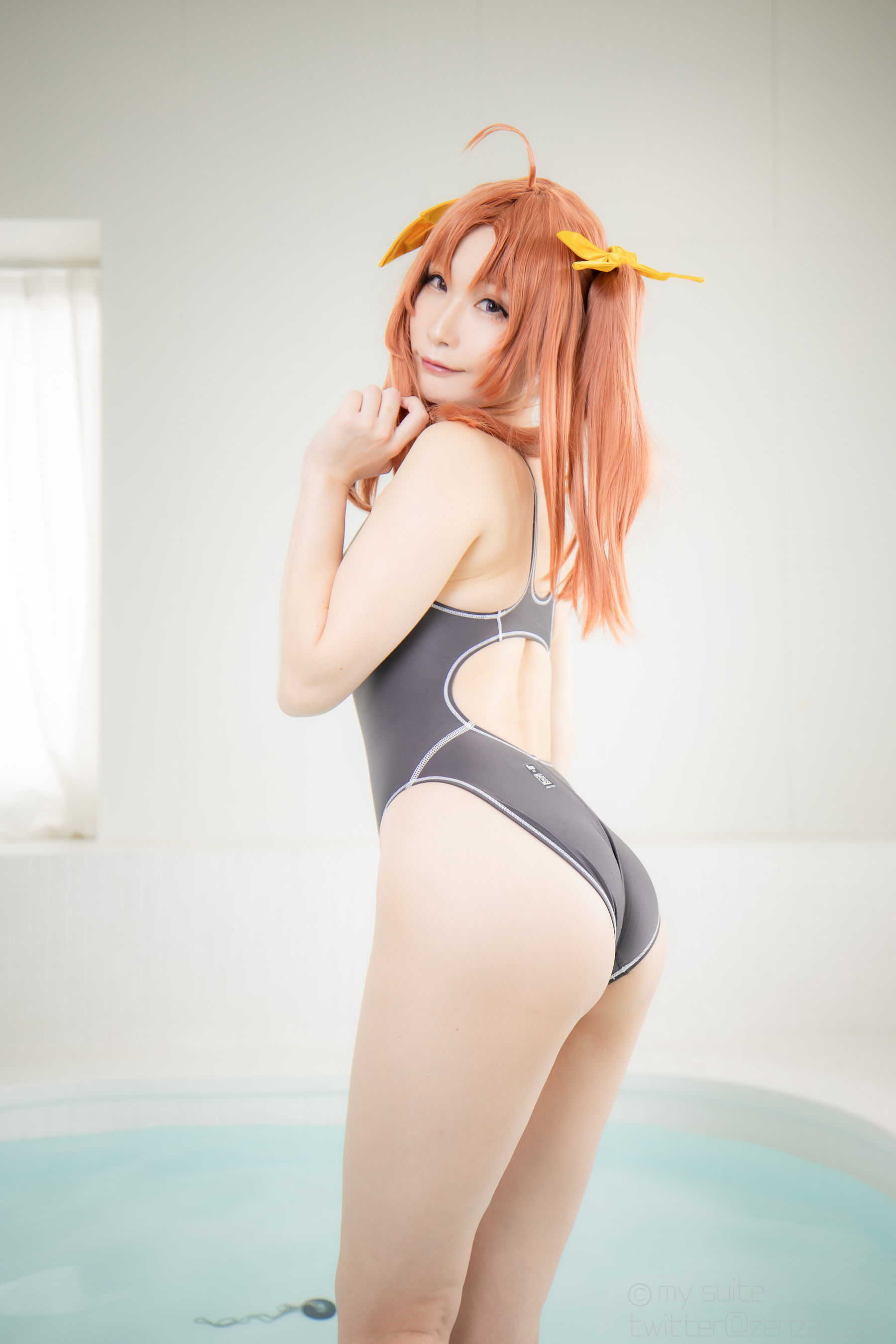 [福利COS] (Cosplay)[my suite] Atsuki あつき - スパッツと競泳水着を堪能するROM Suite Collection.36