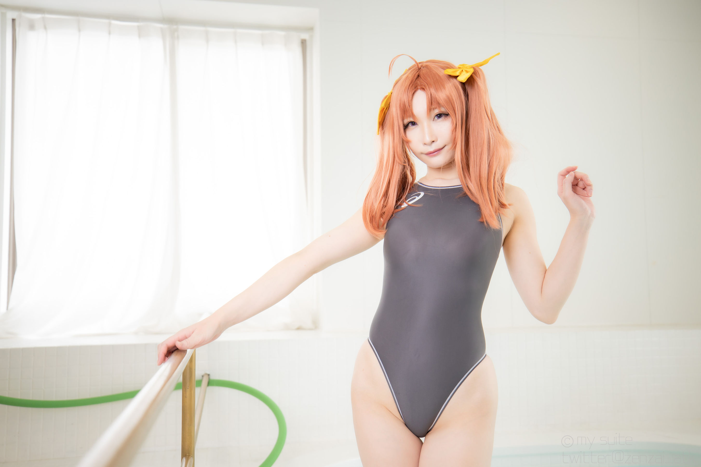 [福利COS] (Cosplay)[my suite] Atsuki あつき - スパッツと競泳水着を堪能するROM Suite Collection.36