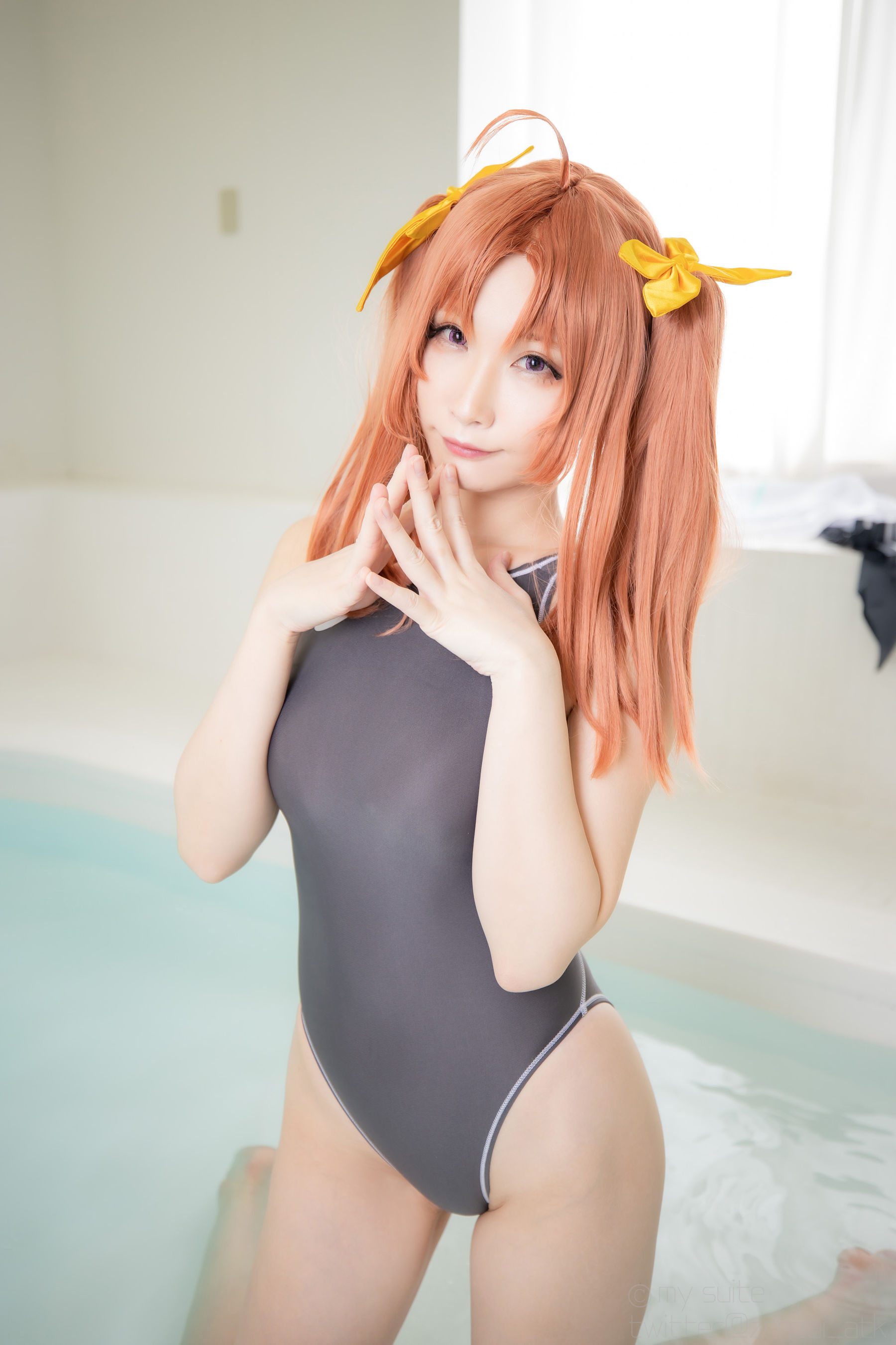 [福利COS] (Cosplay)[my suite] Atsuki あつき - スパッツと競泳水着を堪能するROM Suite Collection.36