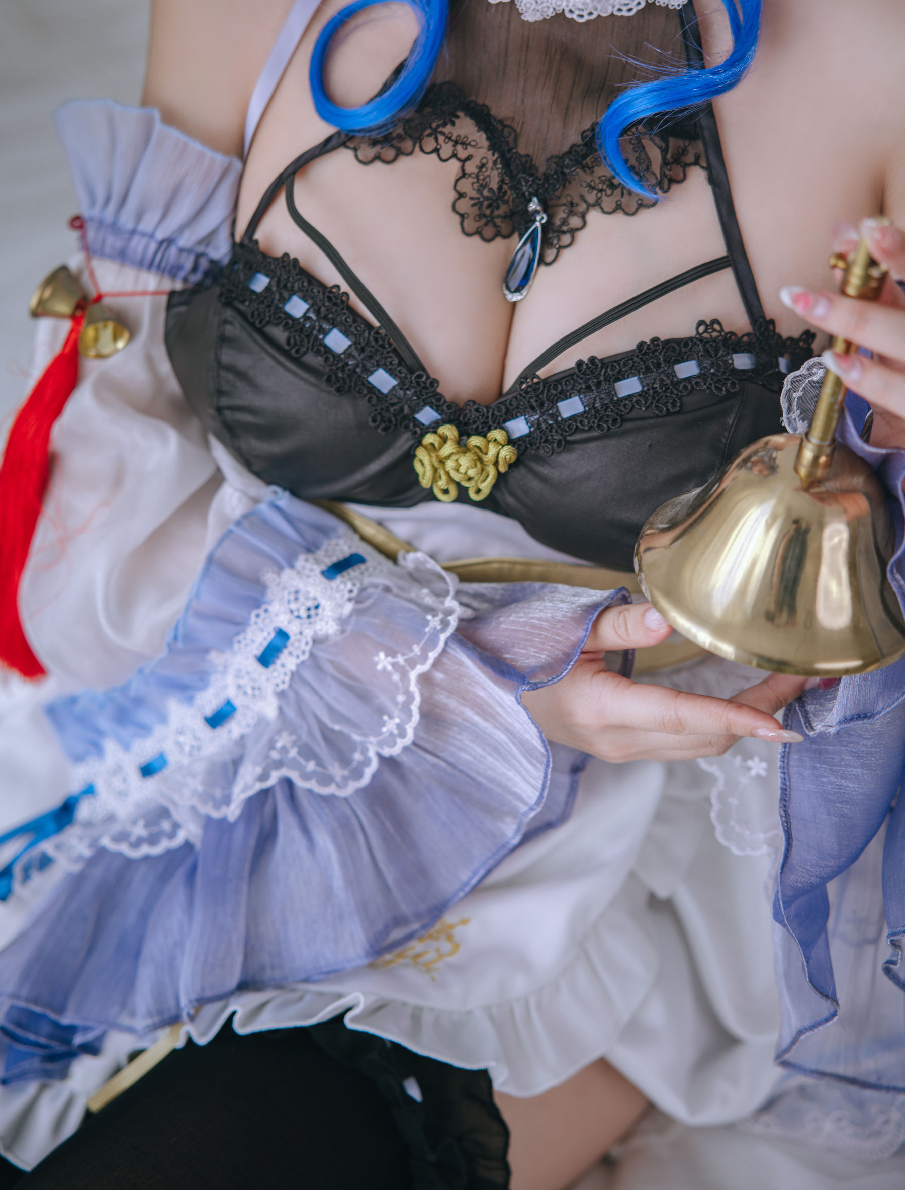 [福利COS] Cosplay日奈娇 - 甘雨女仆