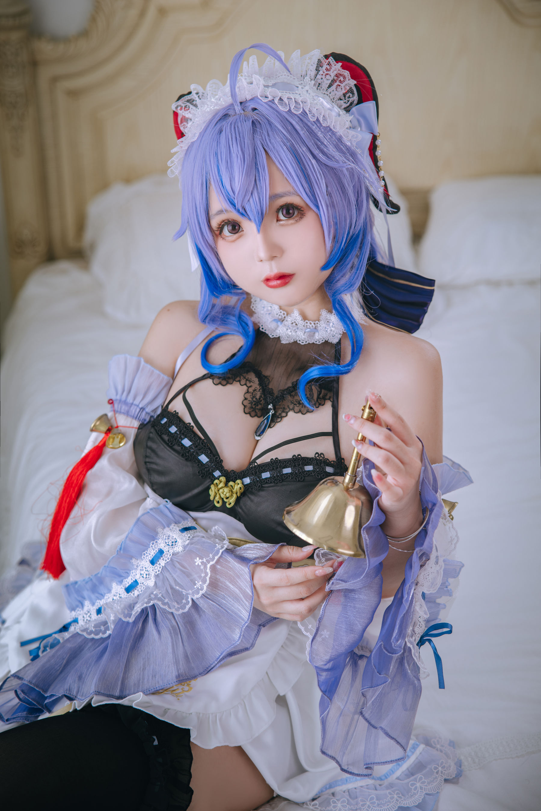 [福利COS] Cosplay日奈娇 - 甘雨女仆