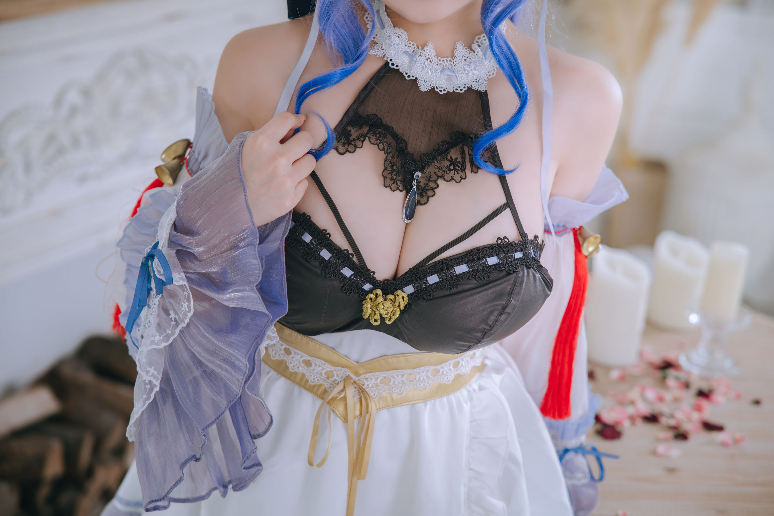 [福利COS] Cosplay日奈娇 - 甘雨女仆
