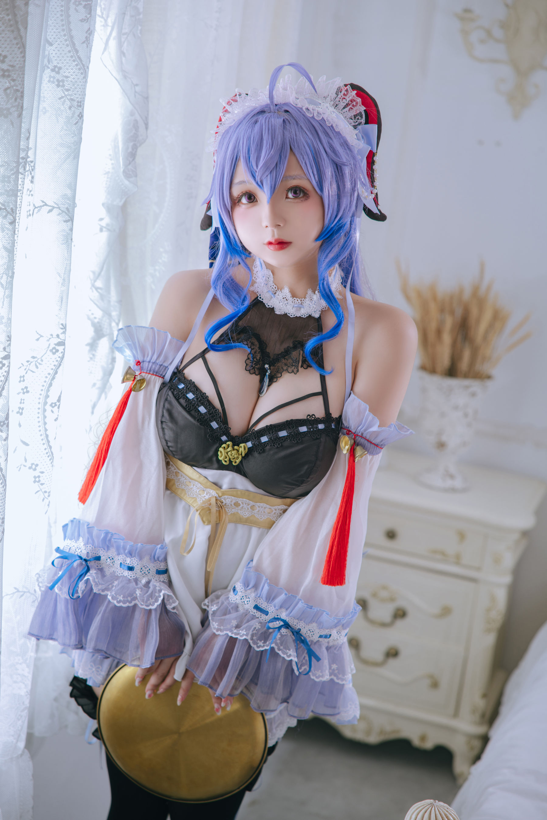 [福利COS] Cosplay日奈娇 - 甘雨女仆