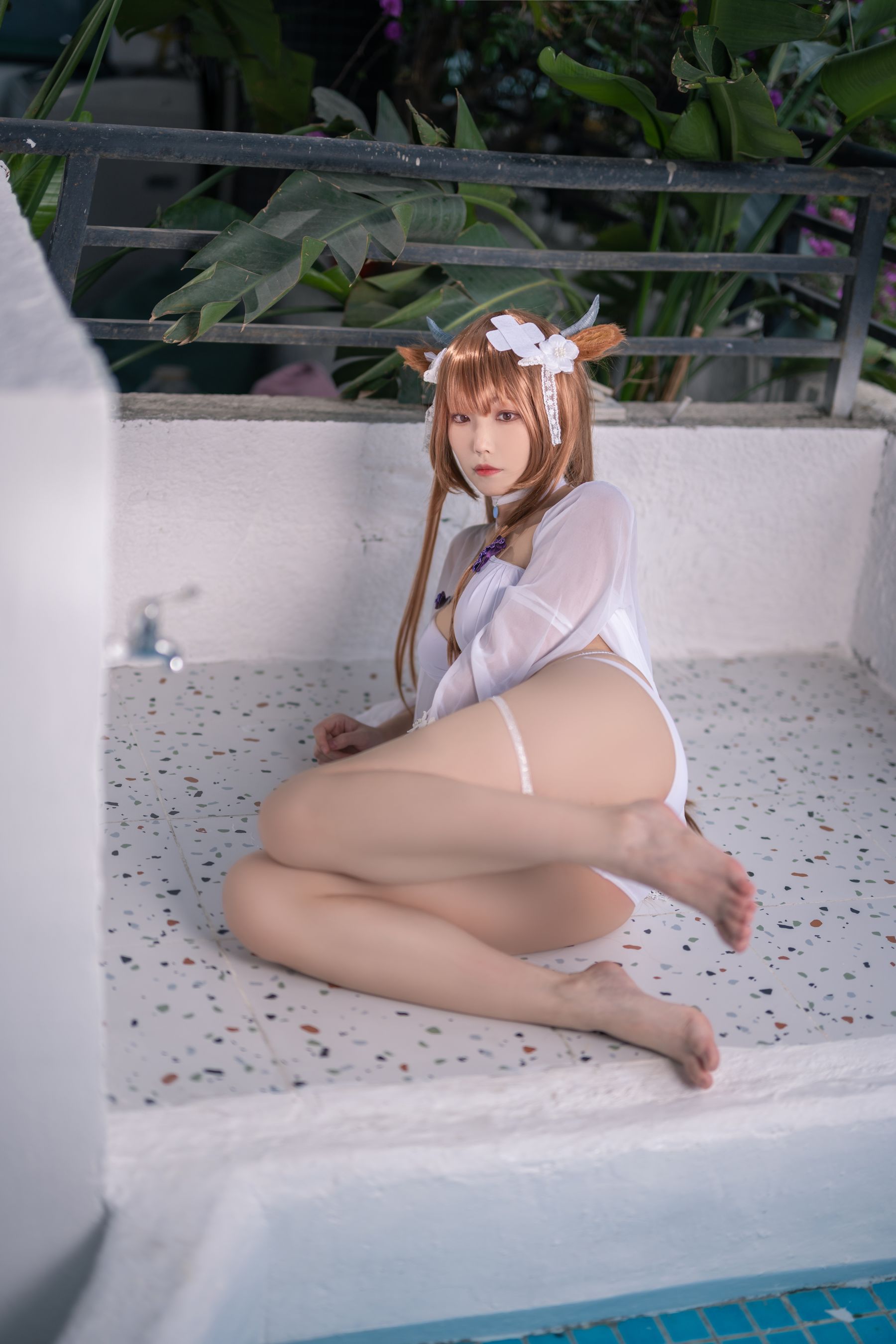 [福利COS] Cosplay汪知子 - 樫野泳装