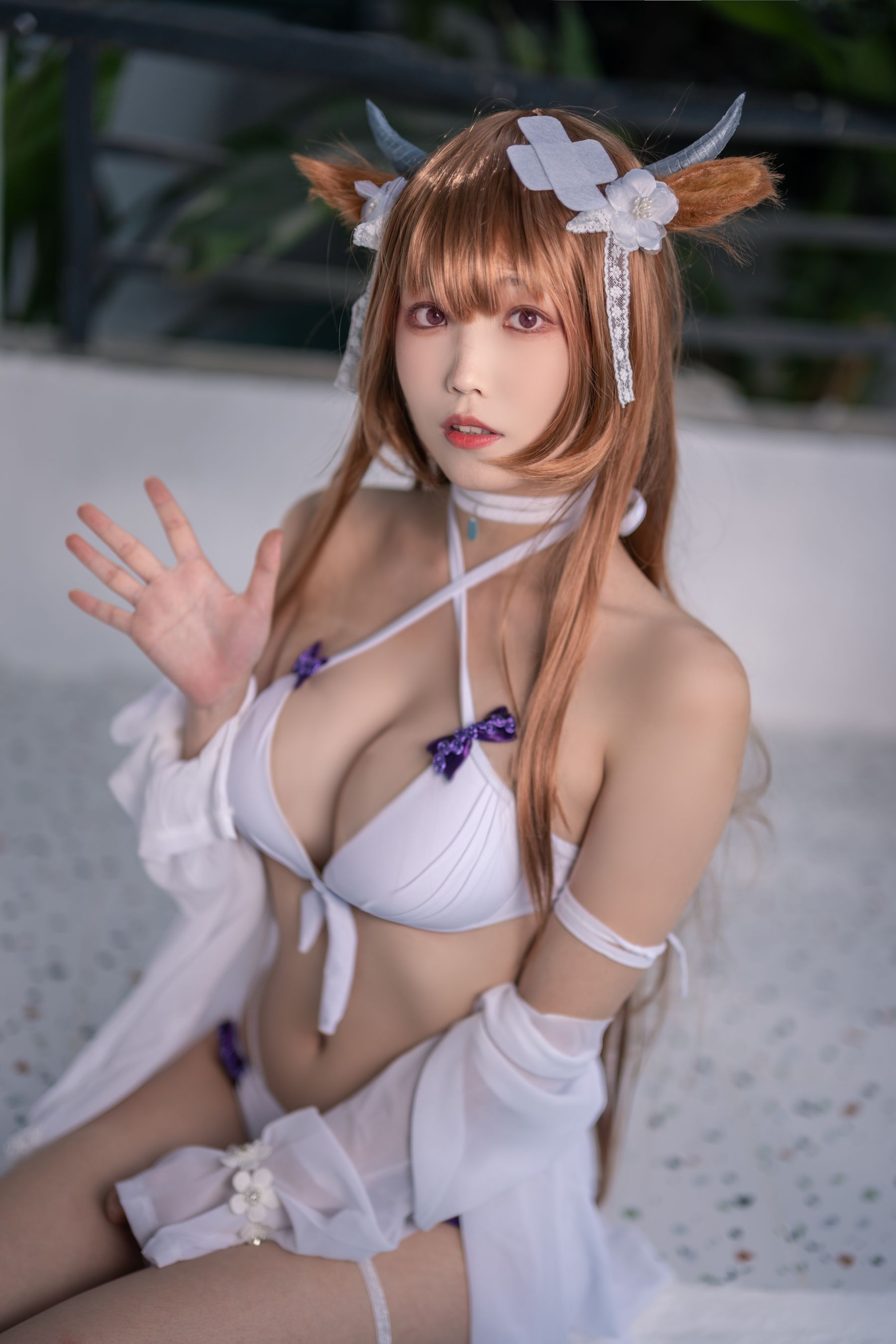 [福利COS] Cosplay汪知子 - 樫野泳装