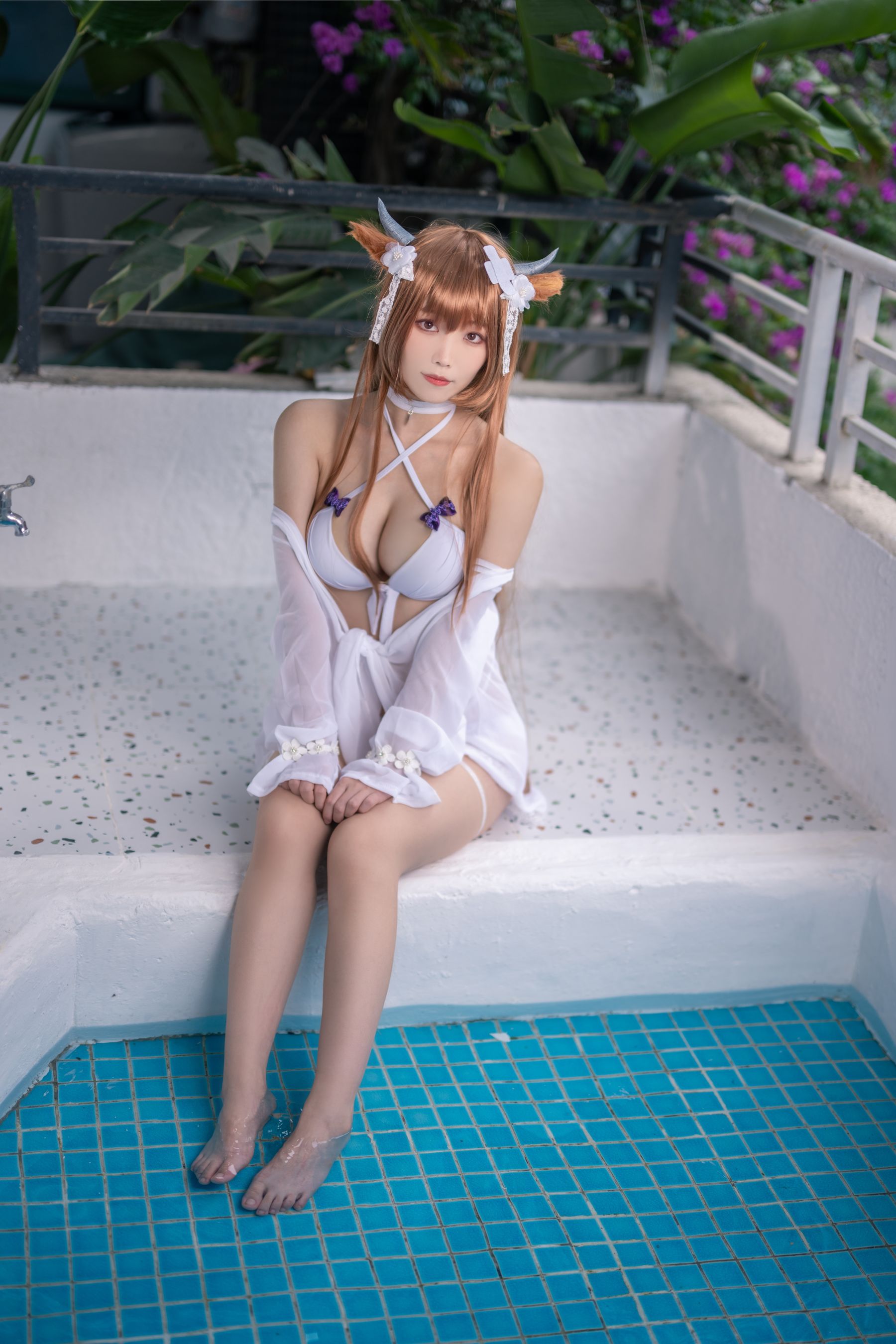 [福利COS] Cosplay汪知子 - 樫野泳装