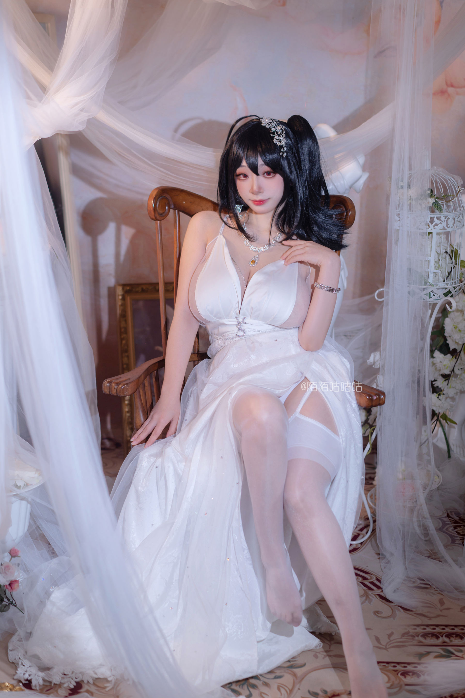 [福利COS] Cosplay美女韶陌陌 - 大凤 婚纱