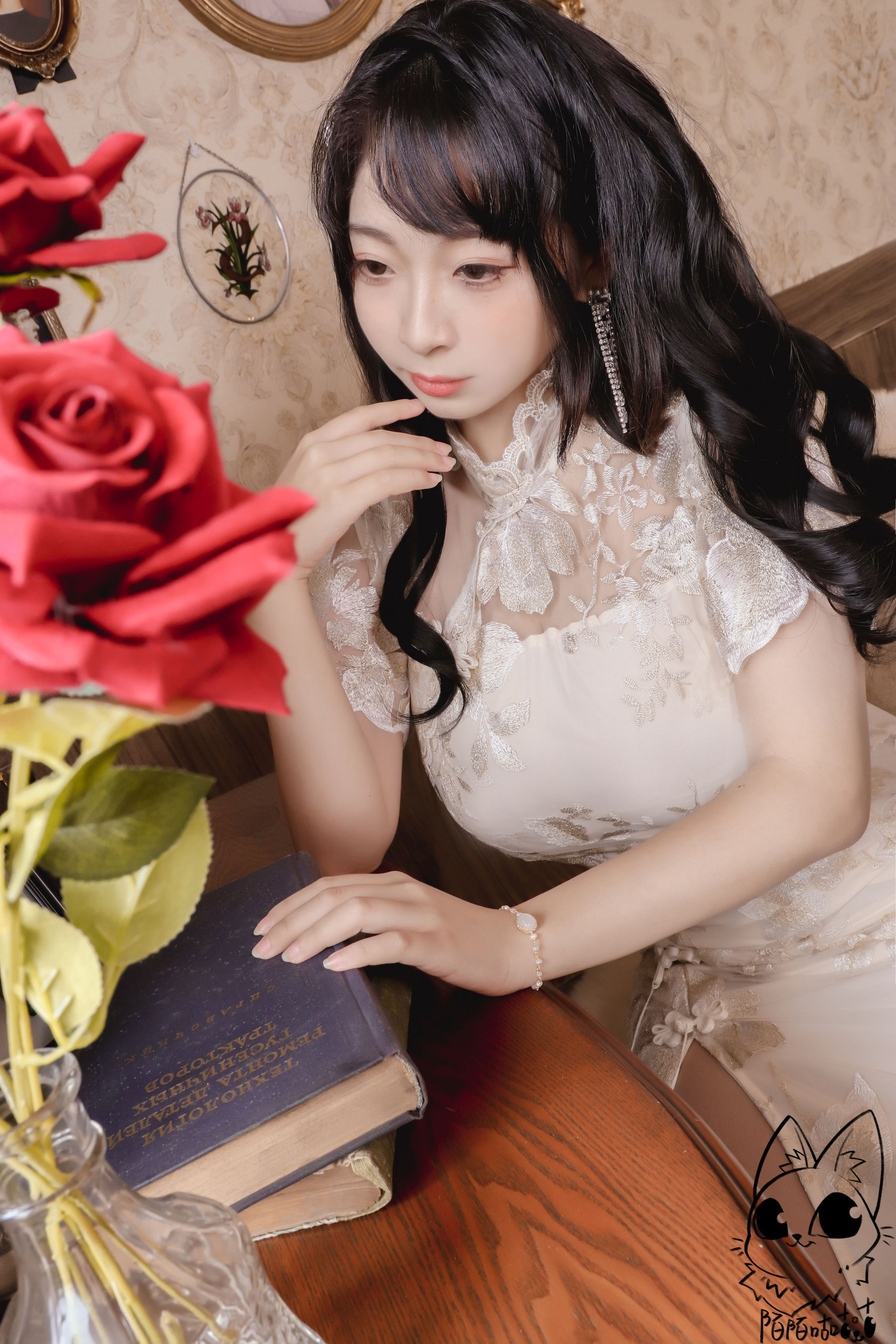 [福利COS] Cosplay美女韶陌陌 - 日常旗袍