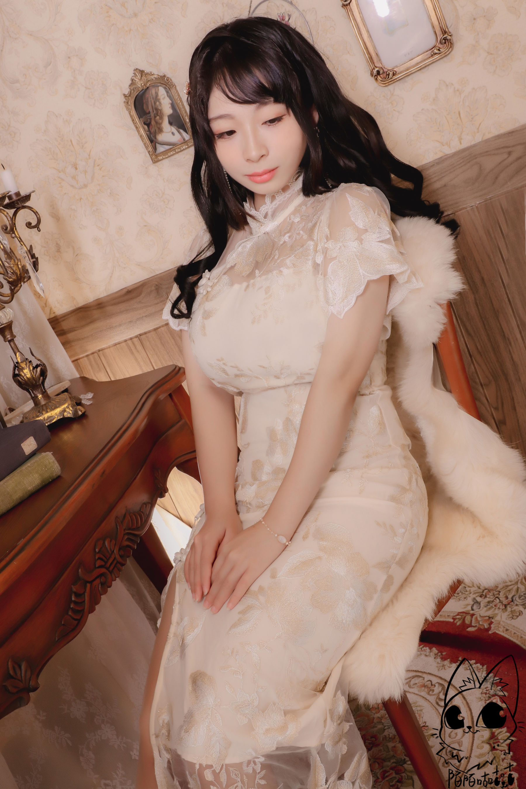 [福利COS] Cosplay美女韶陌陌 - 日常旗袍