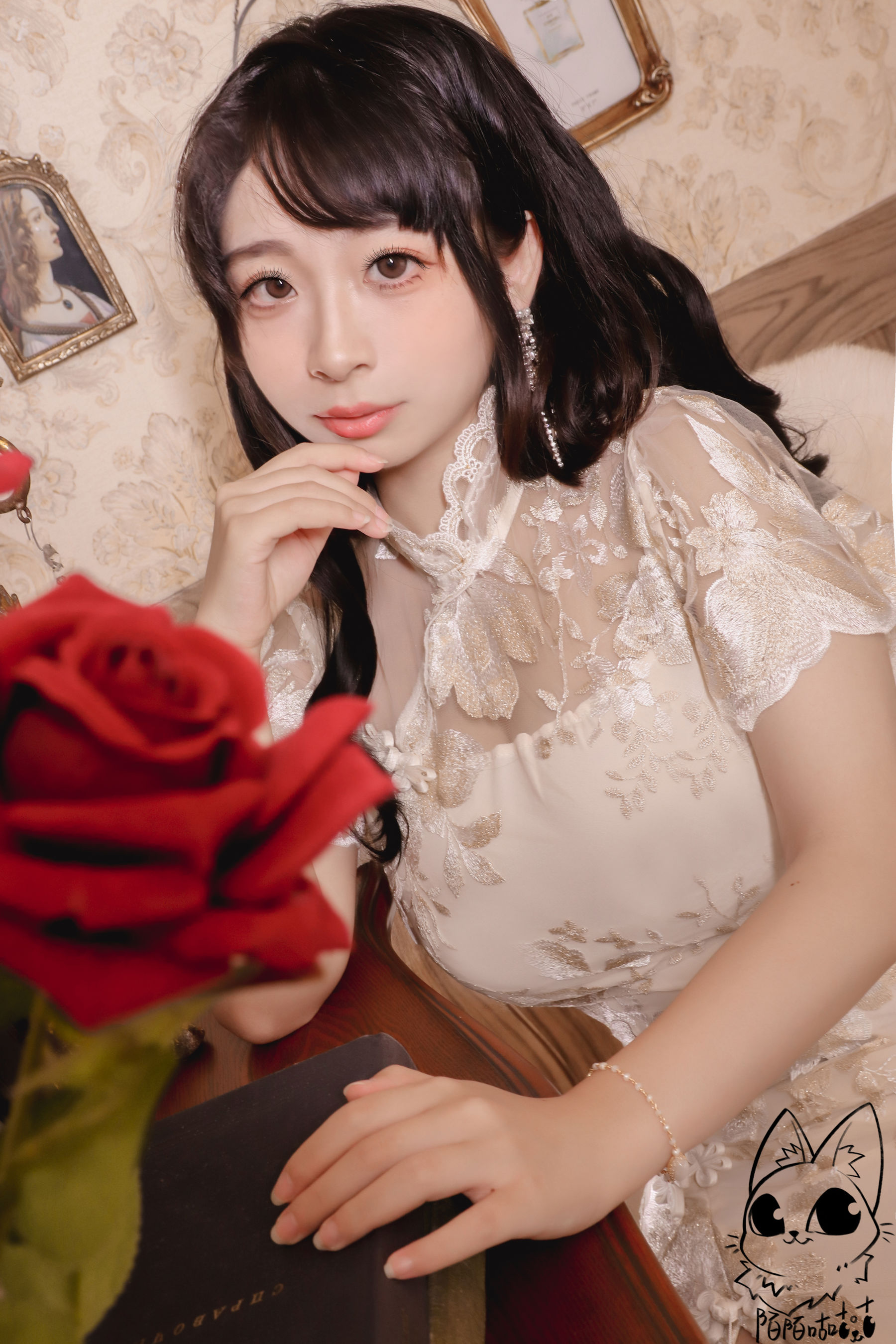 [福利COS] Cosplay美女韶陌陌 - 日常旗袍
