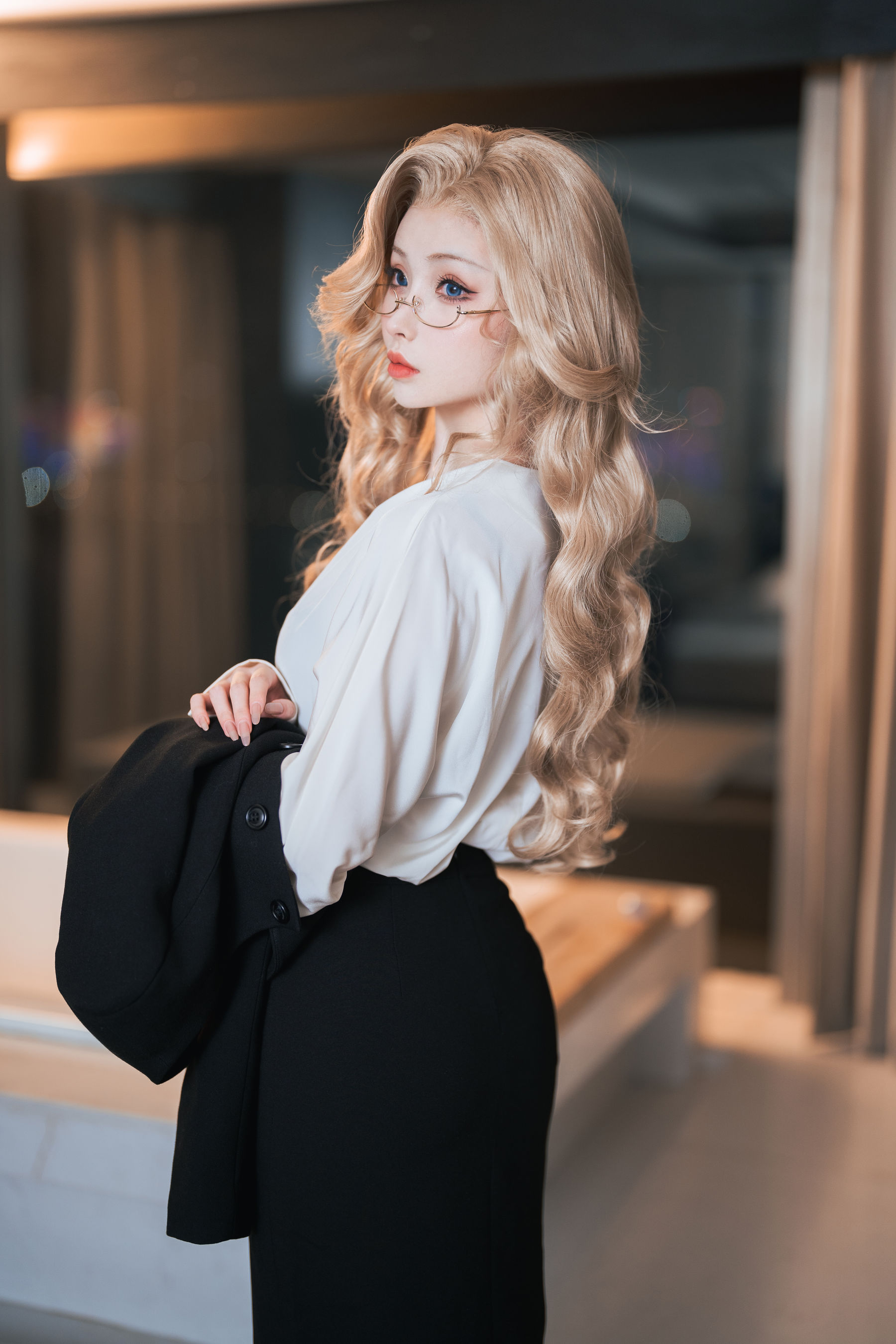 [福利COS] COS福利rioko凉凉子 - 女上司单人版