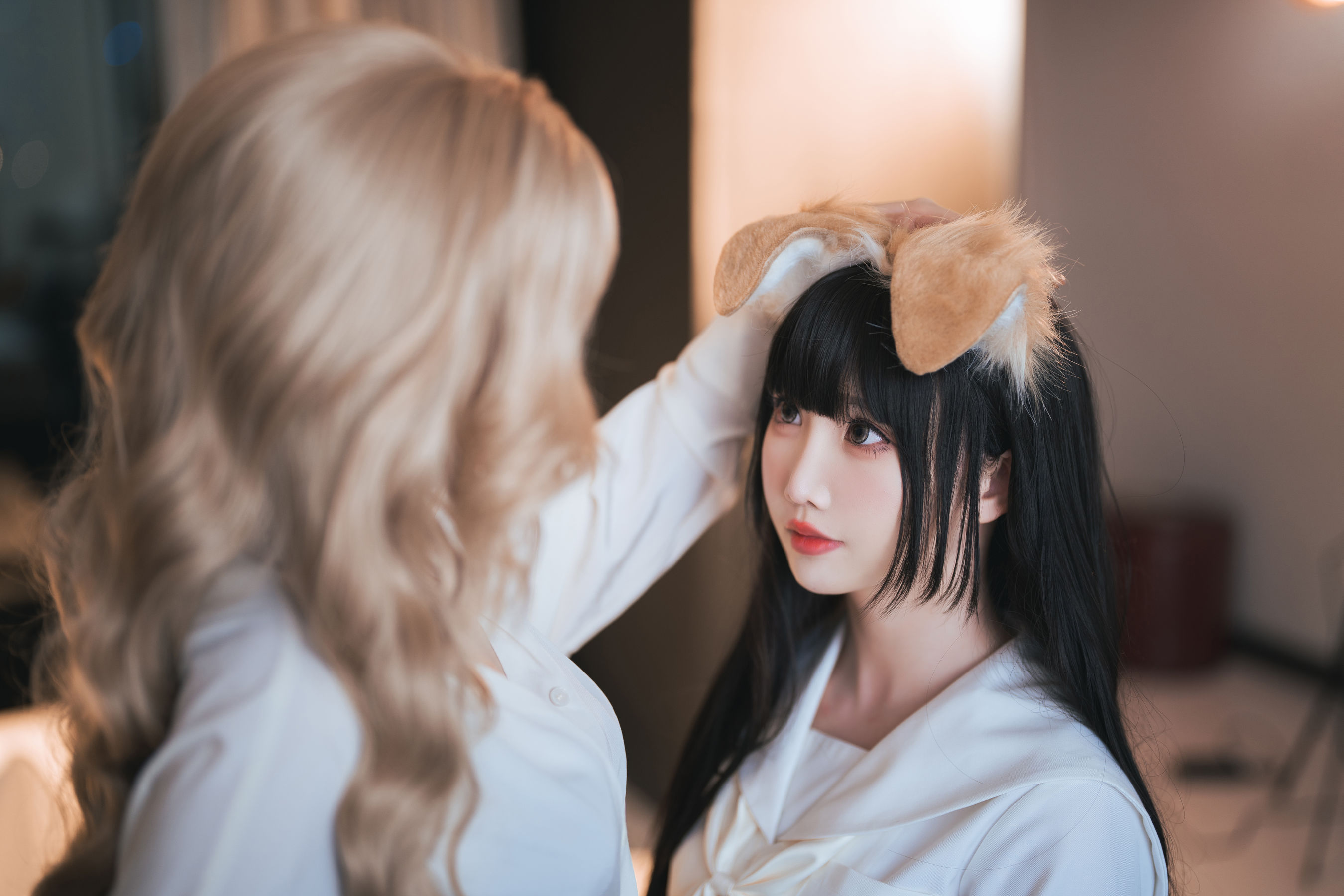 [福利COS] COS福利rioko凉凉子&面饼仙儿 - 女上司双人版