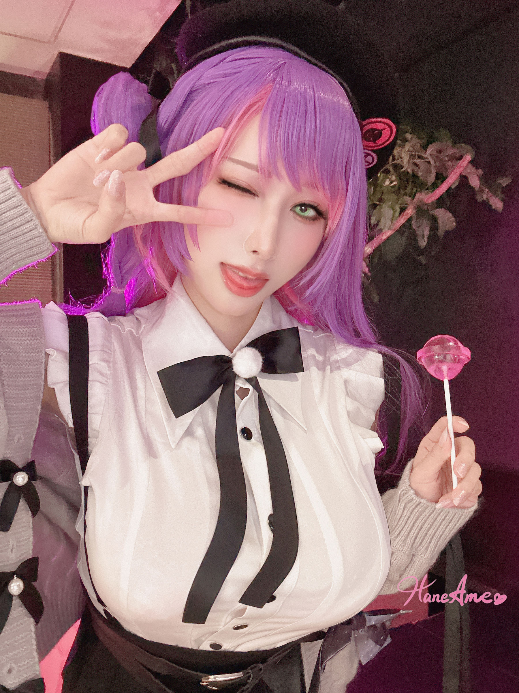 [福利COS] Hane Ame 雨波写真 - HOLOLIVE 常闇TOWA