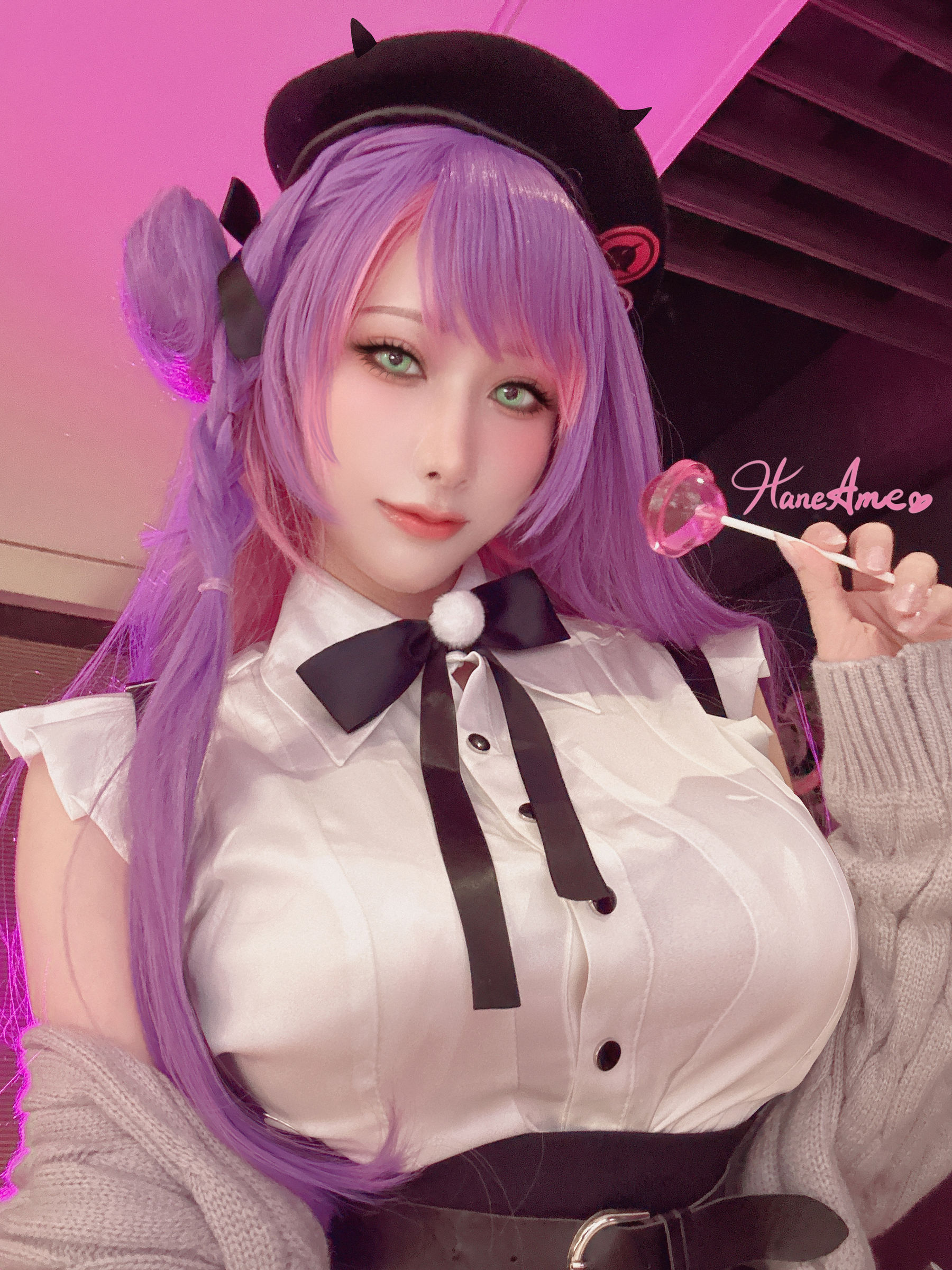 [福利COS] Hane Ame 雨波写真 - HOLOLIVE 常闇TOWA