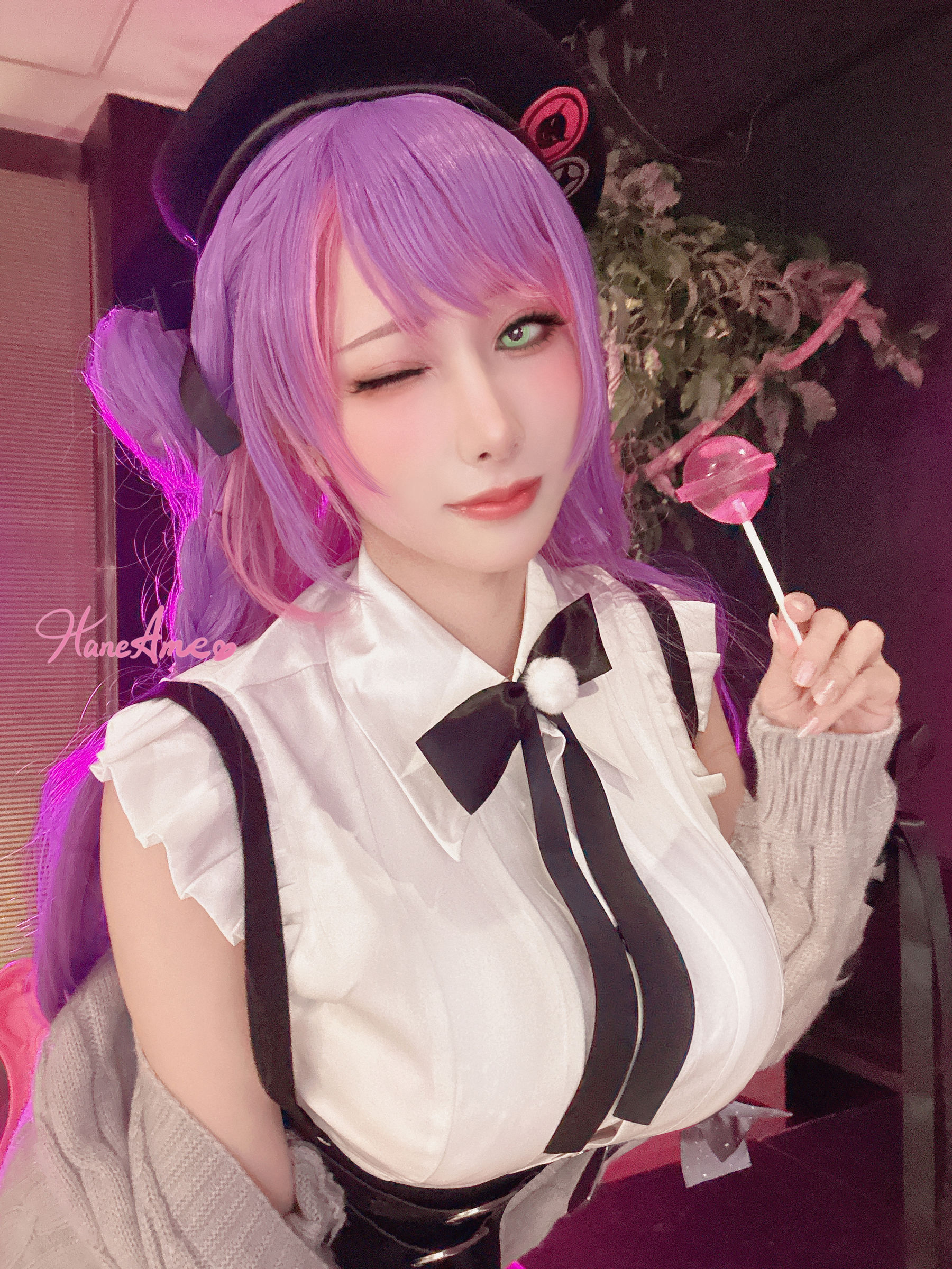 [福利COS] Hane Ame 雨波写真 - HOLOLIVE 常闇TOWA