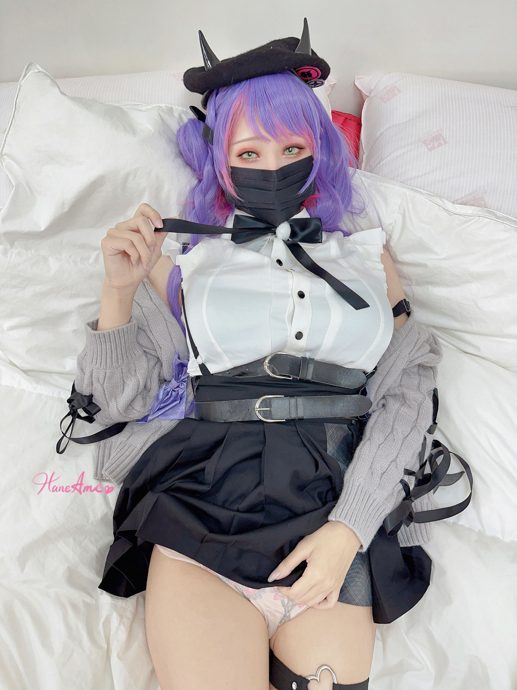 [福利COS] Hane Ame 雨波写真 - HOLOLIVE 常闇TOWA