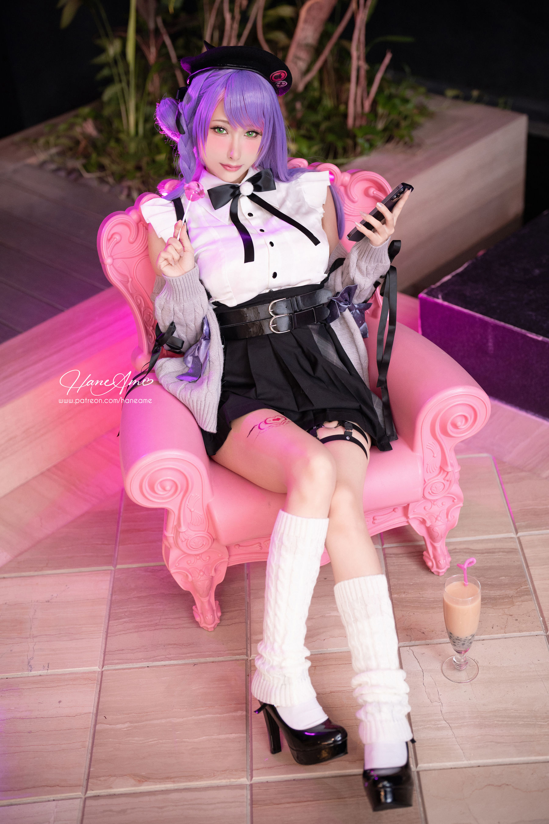 [福利COS] Hane Ame 雨波写真 - HOLOLIVE 常闇TOWA