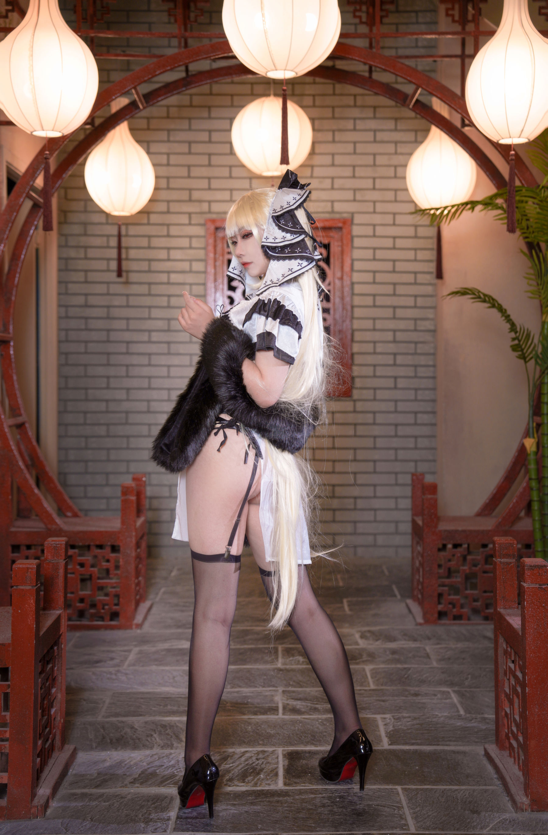 [福利COS] Ho_biiibo - 可畏旗袍